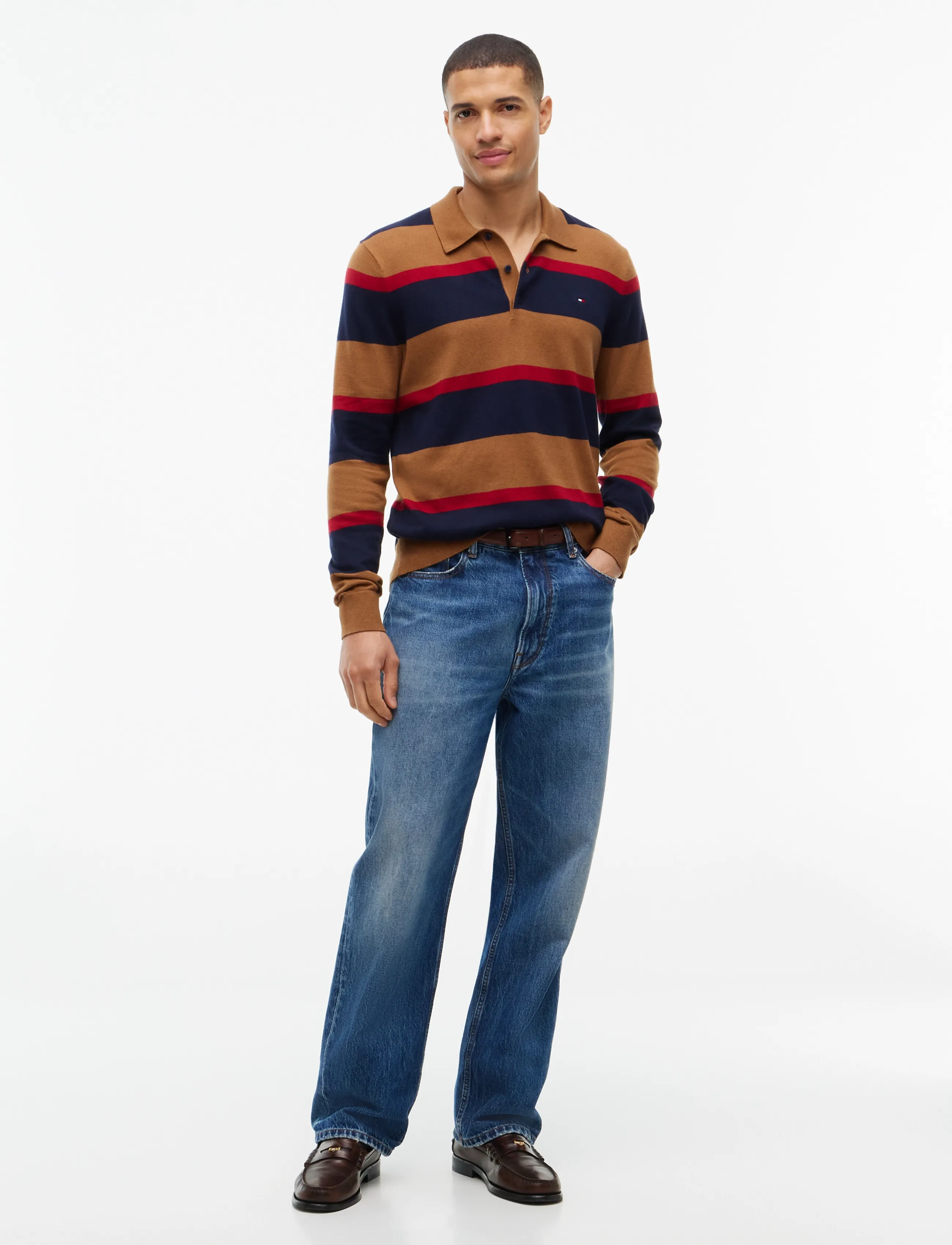 Pima Org Ctn Cashmere Ls Polo 4