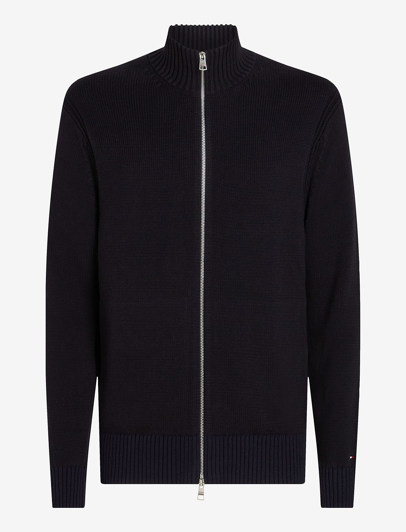 Tommy Hilfiger Mouline Zip Thru – knitwear – shop at Booztlet
