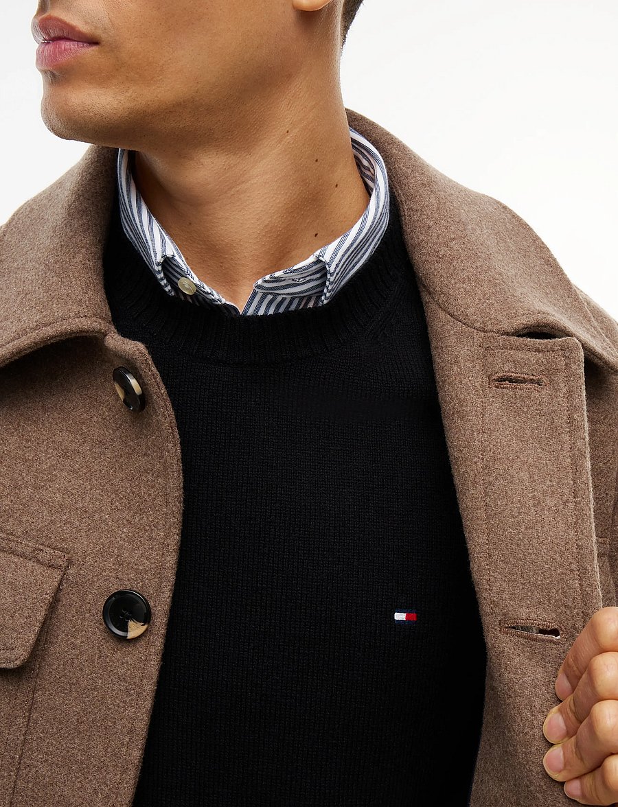 Tommy Hilfiger - LAMBSWOOL CREW NECK - rundhals - black - 3