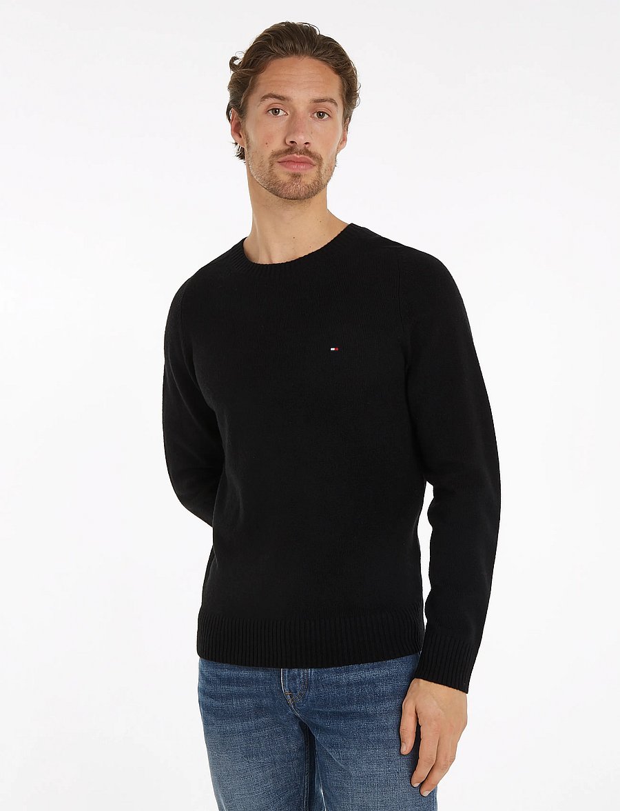 Tommy Hilfiger - LAMBSWOOL CREW NECK - rundhals - black - 5