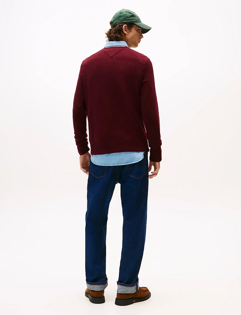 Tommy Hilfiger - LAMBSWOOL CREW NECK - rund hals - deep burgundy heather - 3