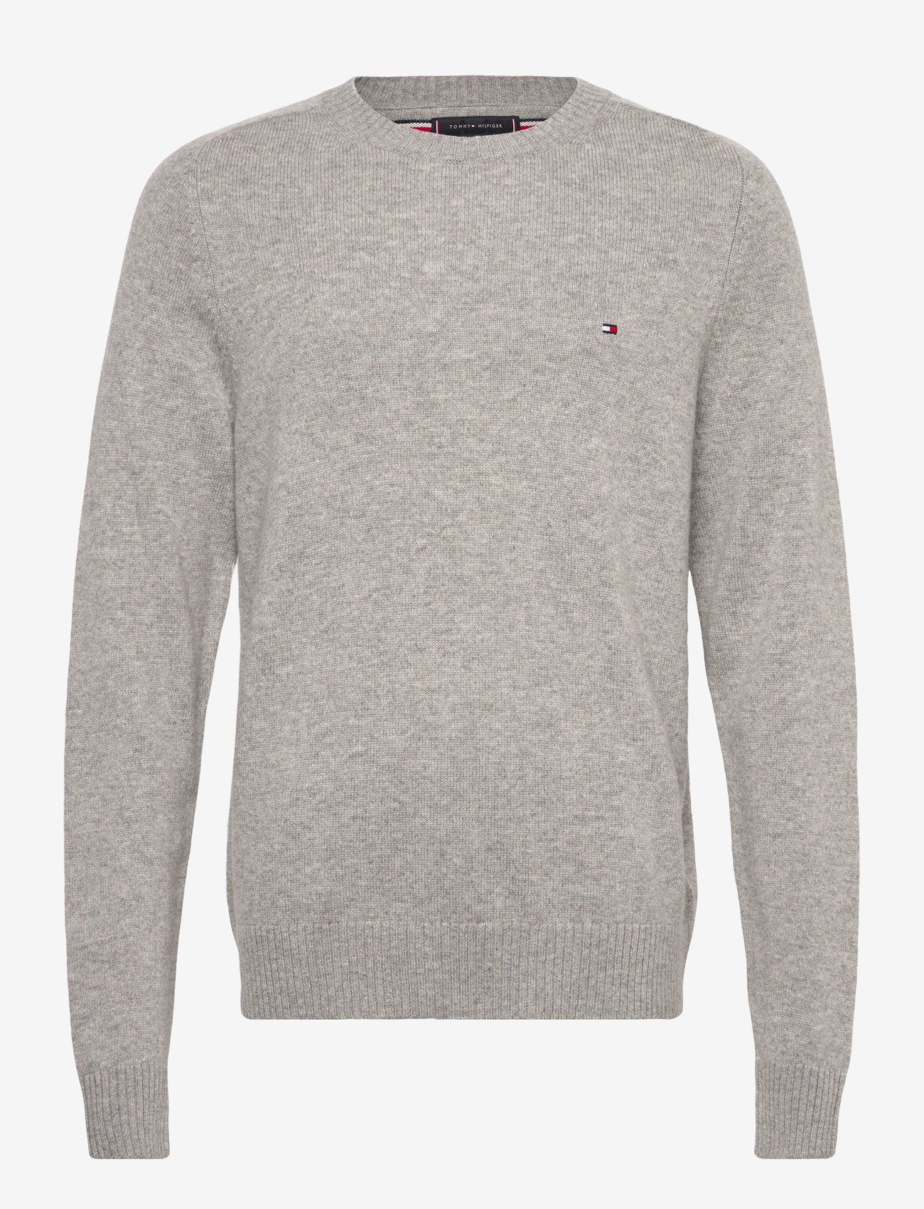 Tommy Hilfiger - LAMBSWOOL CREW NECK - rund hals - light grey heather - 0