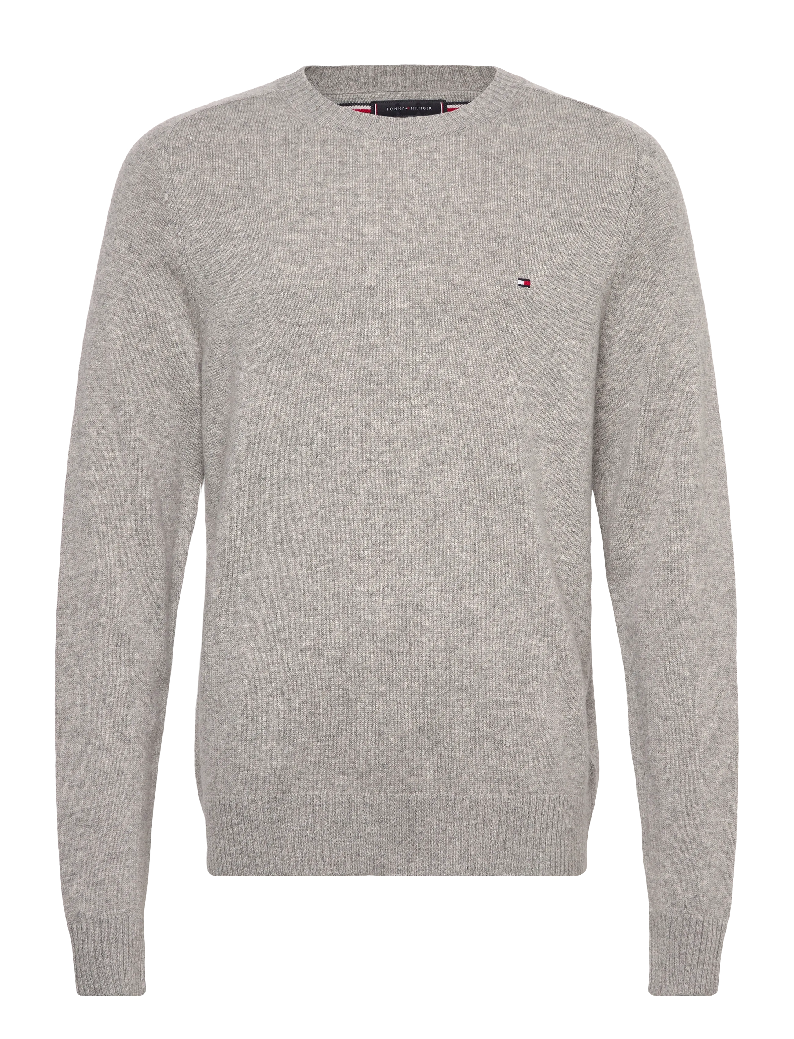 Tommy Hilfiger LAMBSWOOL CREW NECK - Tommy Hilfiger - LIGHT GREY HEATHER / grey