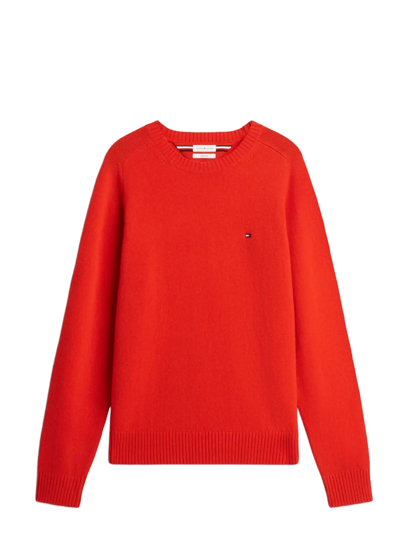 Tommy Hilfiger LAMBSWOOL CREW NECK - Kleidung - MEDIUM RED / red