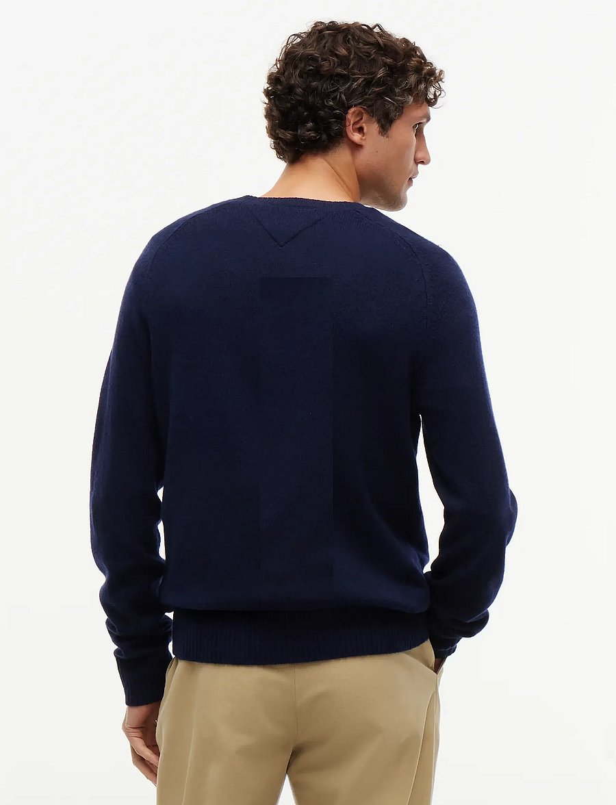 Tommy Hilfiger - LAMBSWOOL CREW NECK - rundhalsad - navy blue - 3