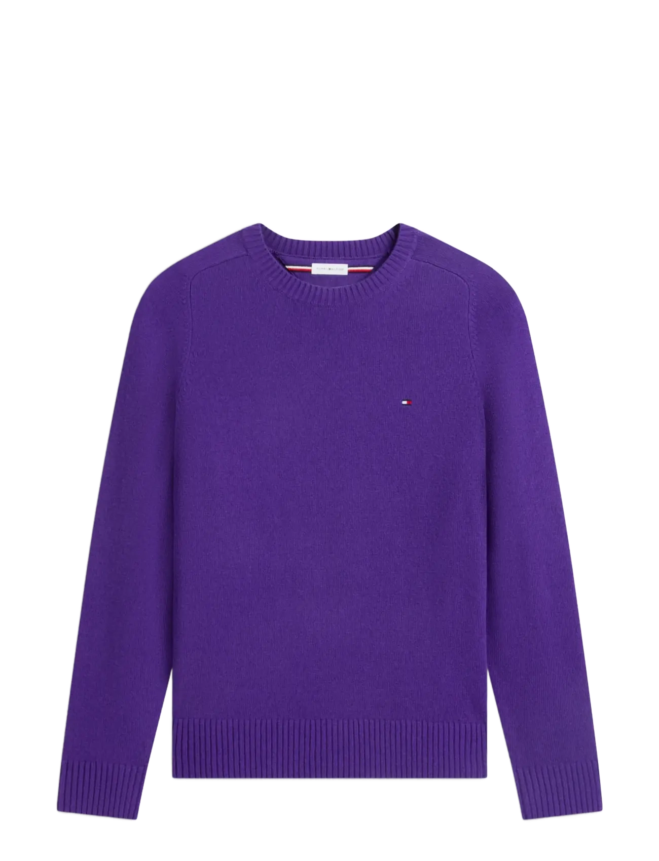 Tommy Hilfiger LAMBSWOOL CREW NECK - Kudumid - TUSCAN GRAPE / purple