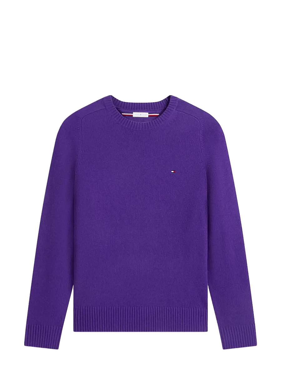 Tommy Hilfiger - LAMBSWOOL CREW NECK - rundhals - tuscan grape - 1