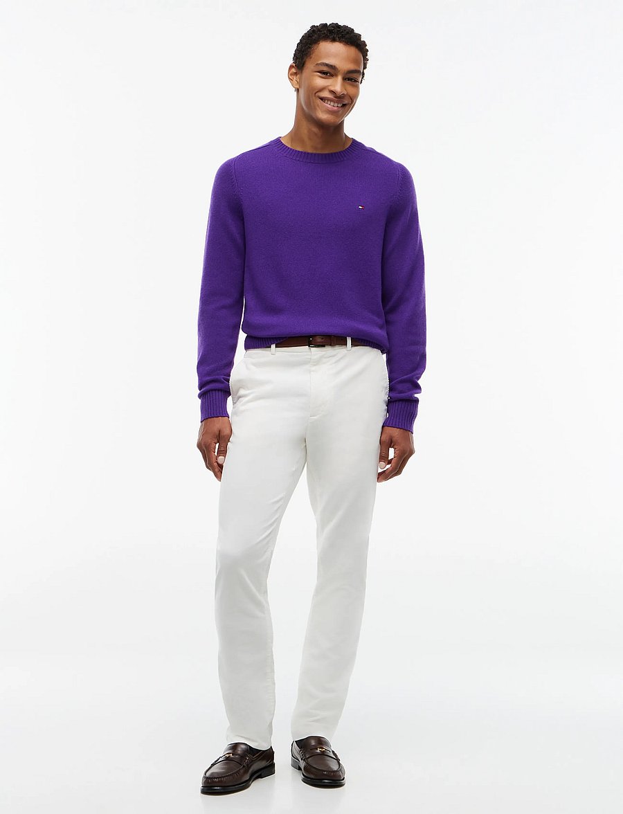 Tommy Hilfiger - LAMBSWOOL CREW NECK - rundhals - tuscan grape - 4