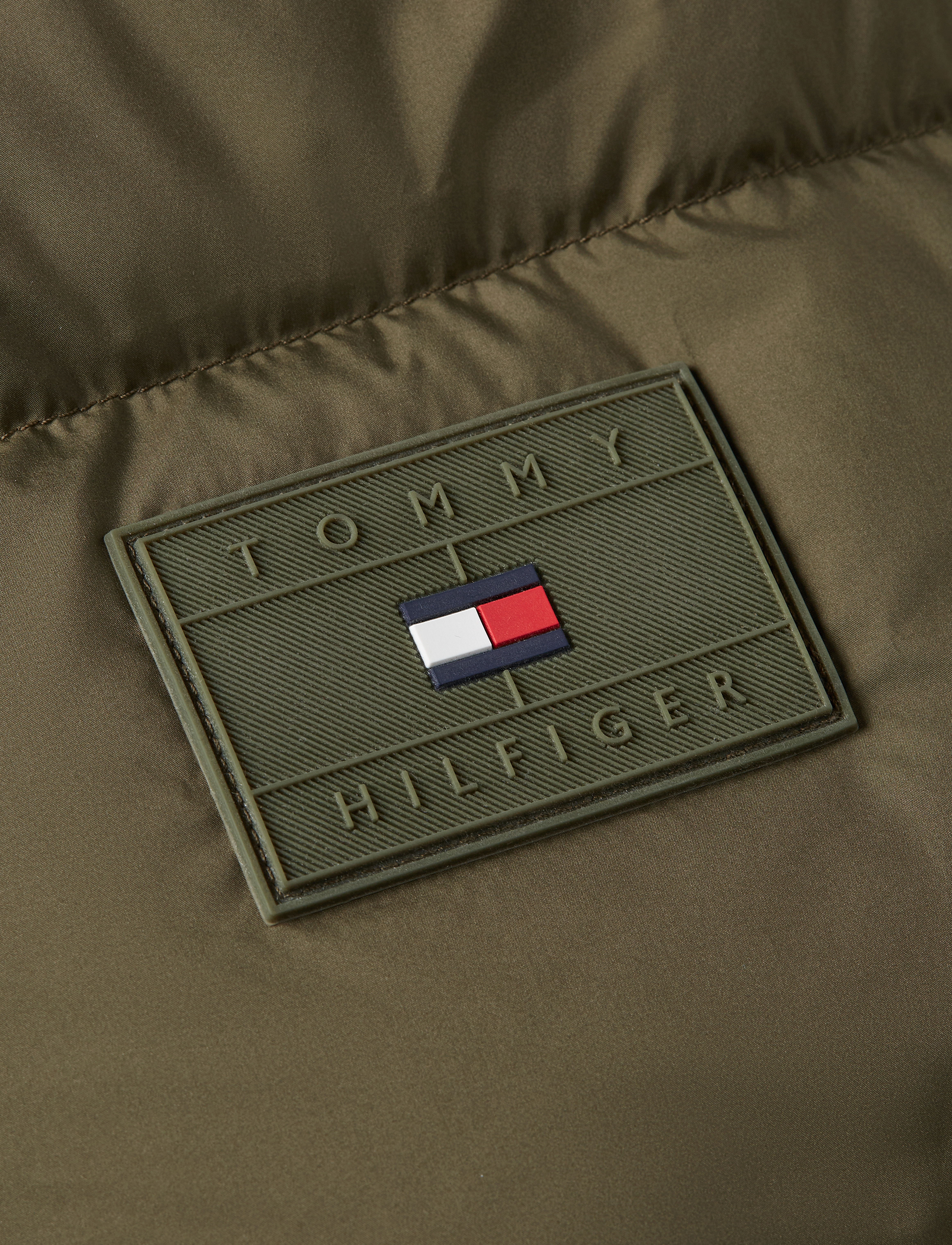 Tommy Hilfiger - MIX DOWN HOODED PUFFER JACKET - army green - 4