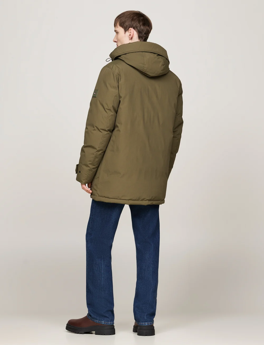 Tommy Hilfiger - ROCKIE DOWN PARKA - vinterjackor - army green - 5