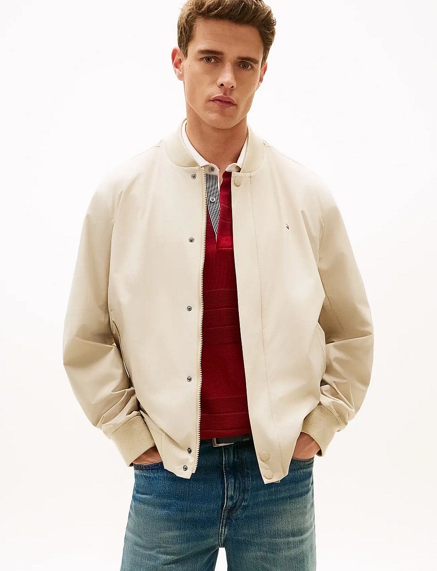 Tommy Hilfiger - TECH LIGHTWEIGHT BOMBER - vårjackor - sandalwood - 0