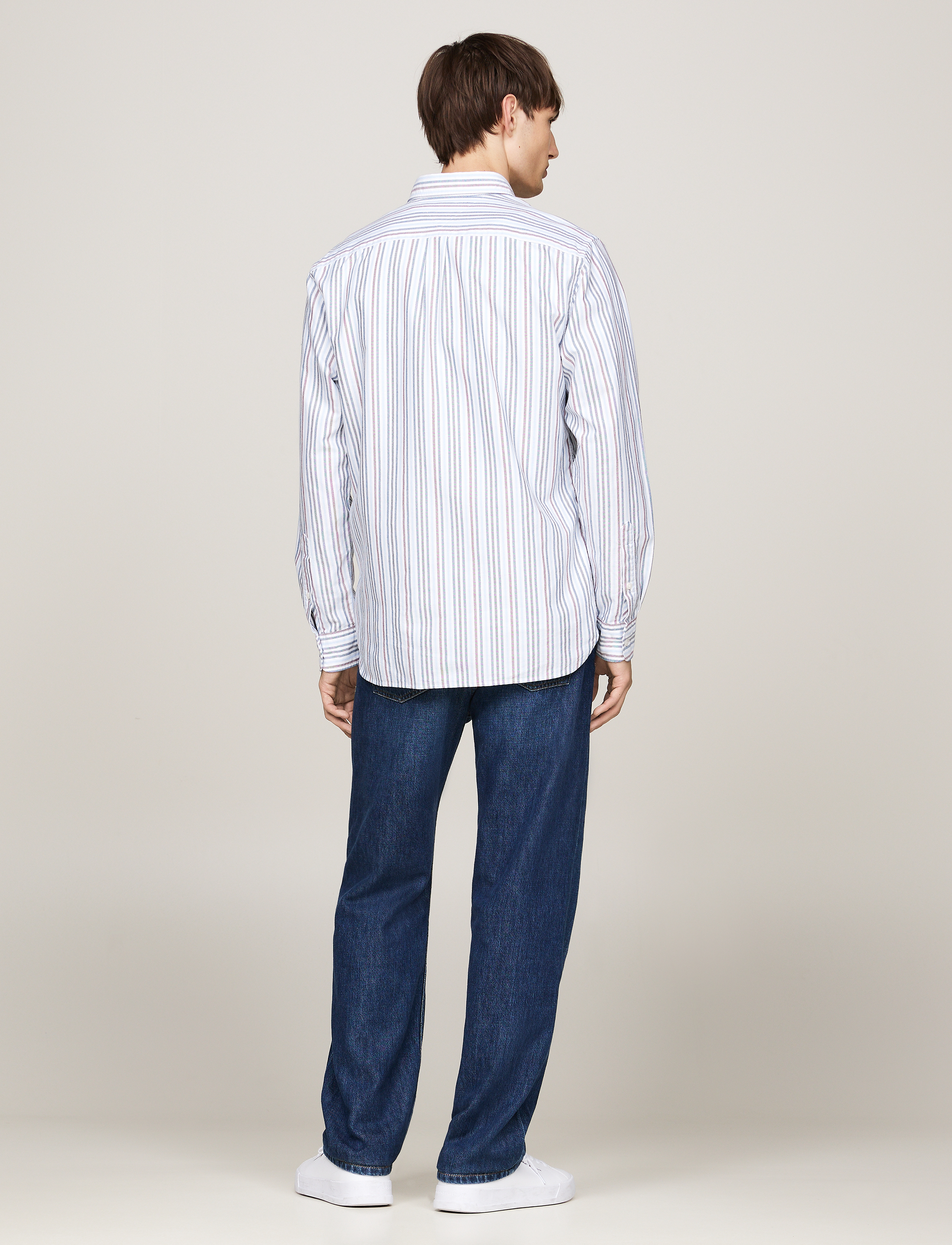 Tommy Hilfiger - MULTI STRIPE OXFORD RF SHIRT - cloudy blue / rouge / multi - 1