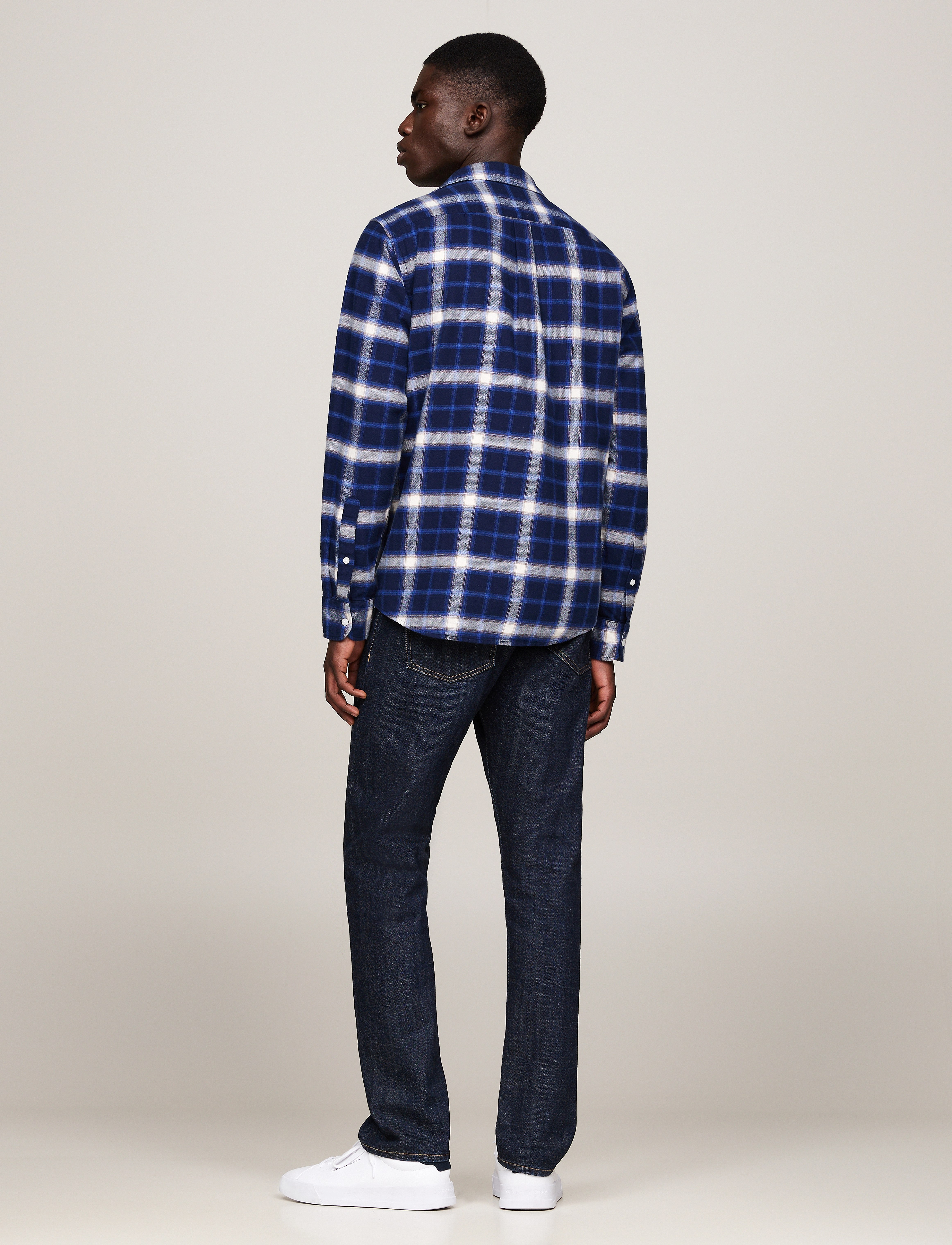 Tommy Hilfiger - BRUSHED SHADOW CHECK RF SHIRT - carbon navy / multi - 2