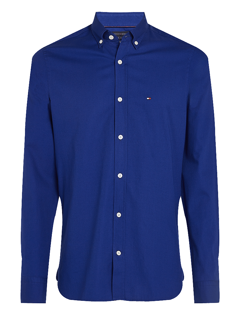 Tommy Hilfiger - FLEX DOBBY SF SHIRT - casual hemden - navy - 0