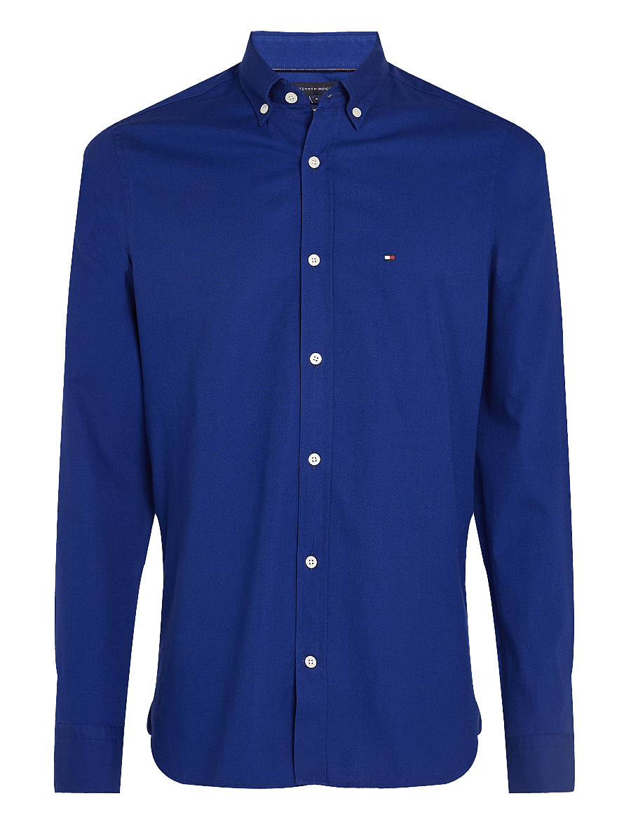 Tommy Hilfiger - FLEX DOBBY SF SHIRT - navy - 0