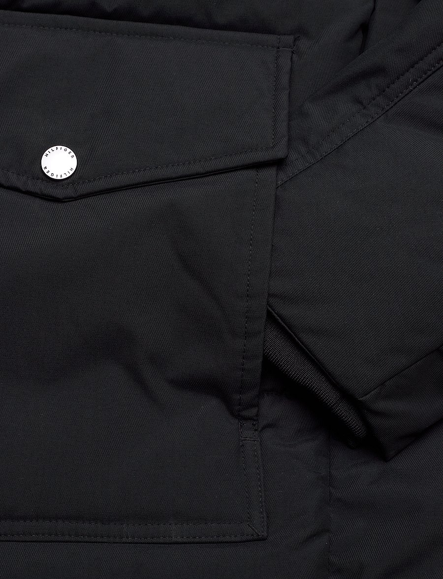 Tommy Hilfiger - ROCKIE UTILITY HOODED JACKET - forede jakker - black - 4