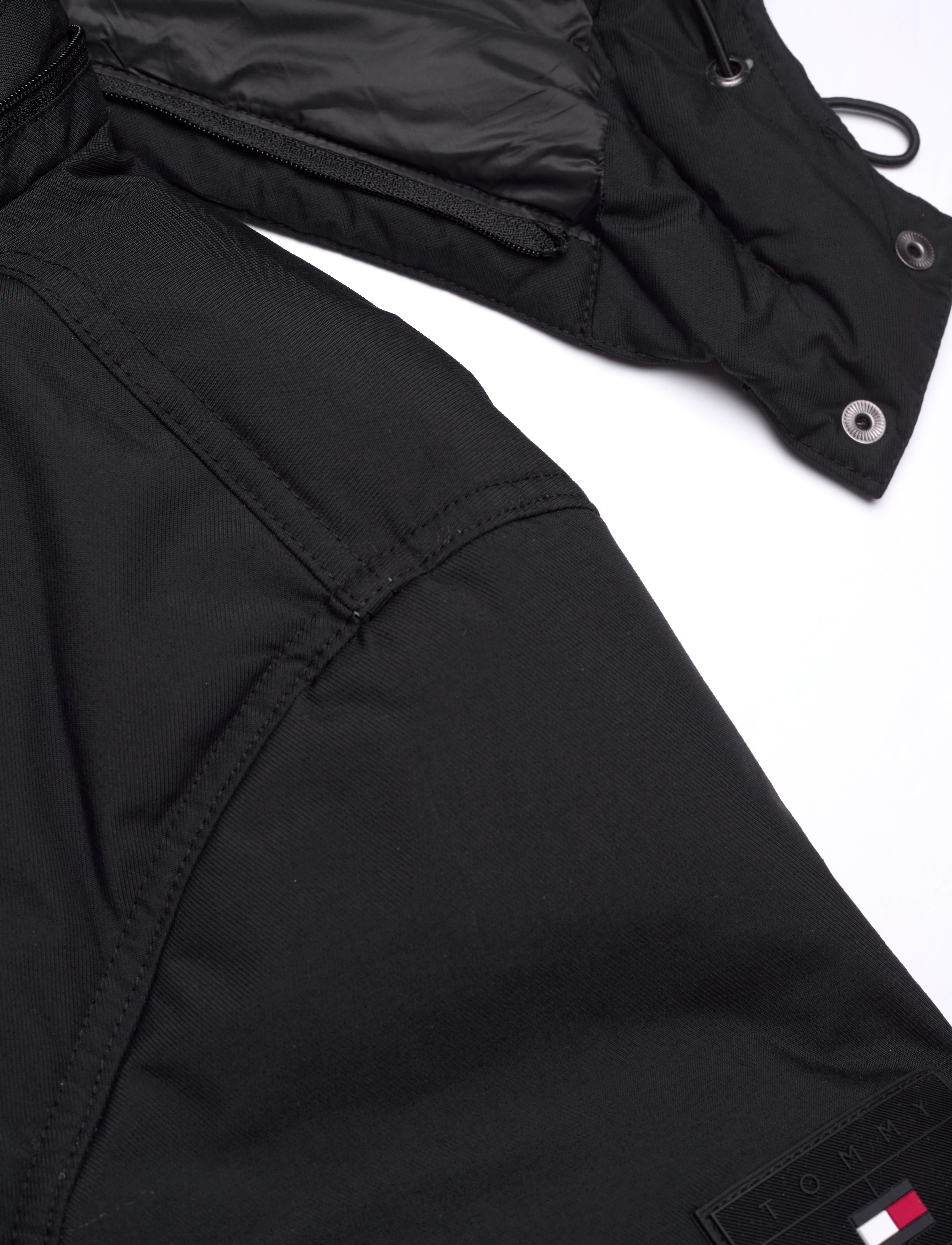 Tommy Hilfiger - ROCKIE UTILITY HOODED JACKET - forede jakker - black - 5