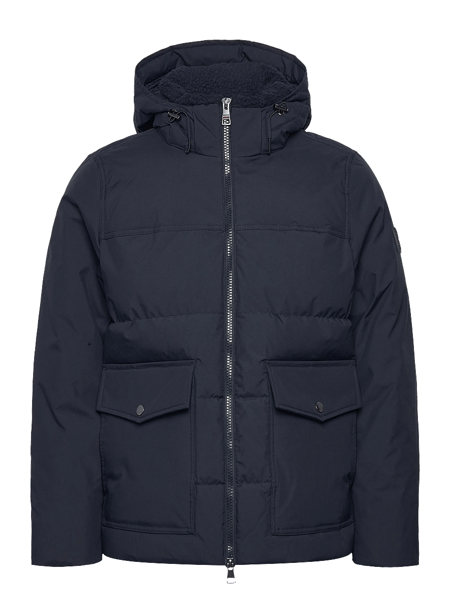 Tommy Hilfiger - ROCKIE UTILITY HOODED JACKET - kurtki puchowe - desert sky - 0