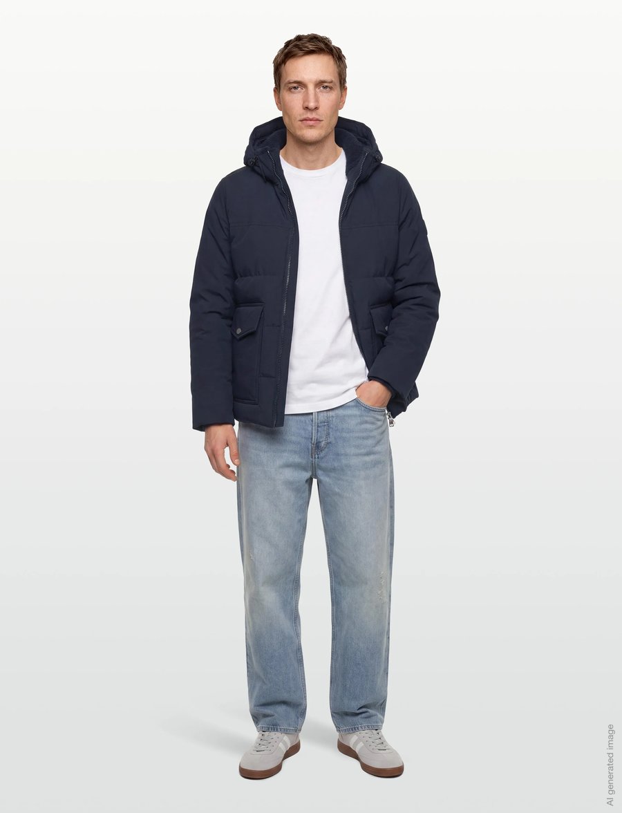 Tommy Hilfiger - ROCKIE UTILITY HOODED JACKET - forede jakker - desert sky - 0
