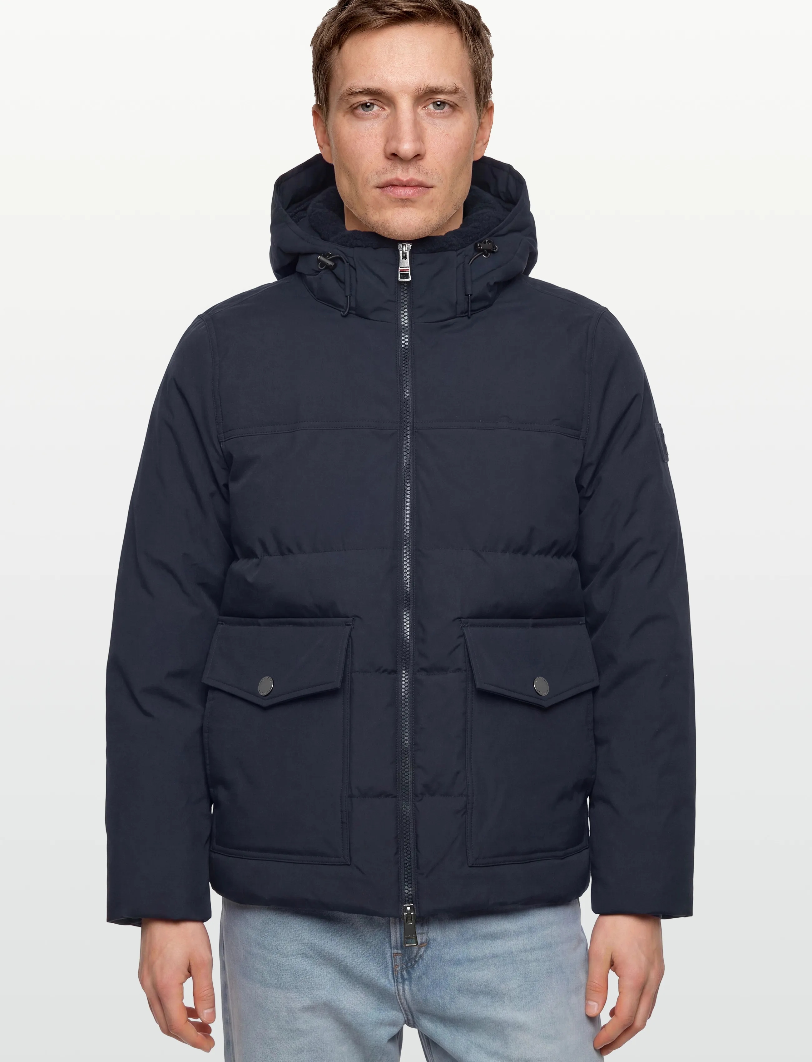 Tommy Hilfiger - ROCKIE UTILITY HOODED JACKET - talvejoped - desert sky - 3