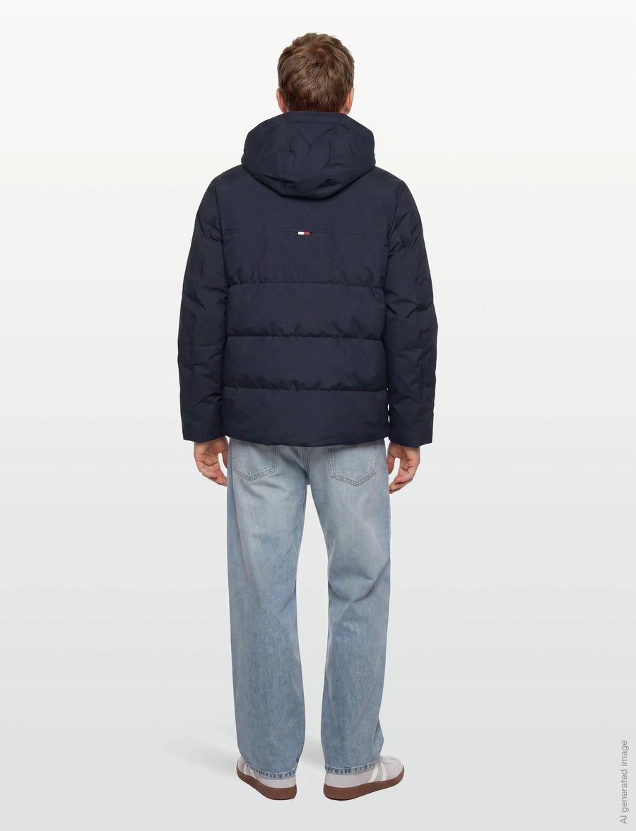 Tommy Hilfiger - ROCKIE UTILITY HOODED JACKET - forede jakker - desert sky - 4