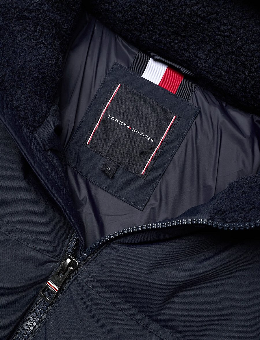 Tommy Hilfiger - ROCKIE UTILITY HOODED JACKET - kurtki puchowe - desert sky - 2
