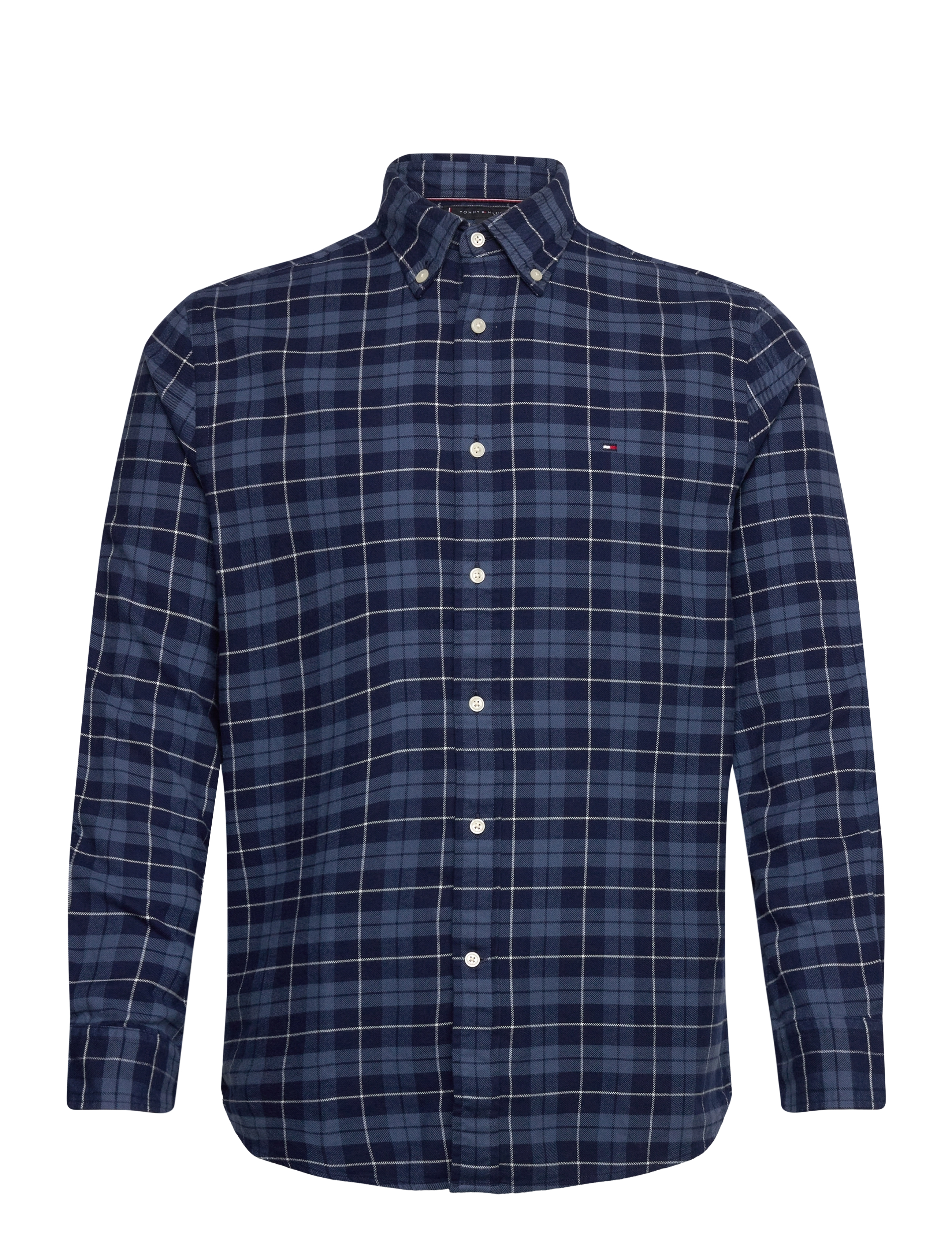 Tommy Hilfiger - BRUSHED EASY CHECK RF SHIRT - aegean sea multi check - 1