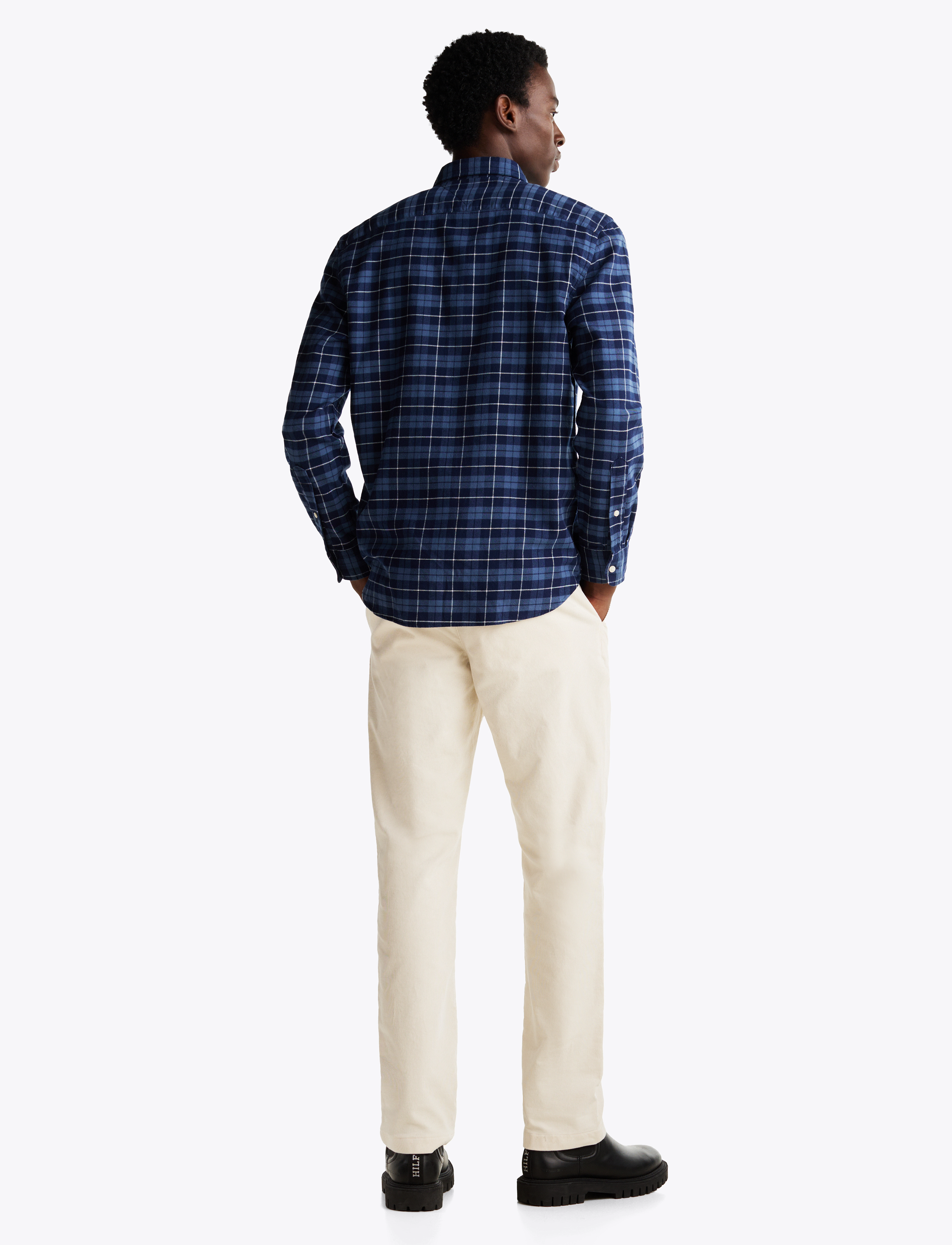 Tommy Hilfiger - BRUSHED EASY CHECK RF SHIRT - aegean sea multi check - 4