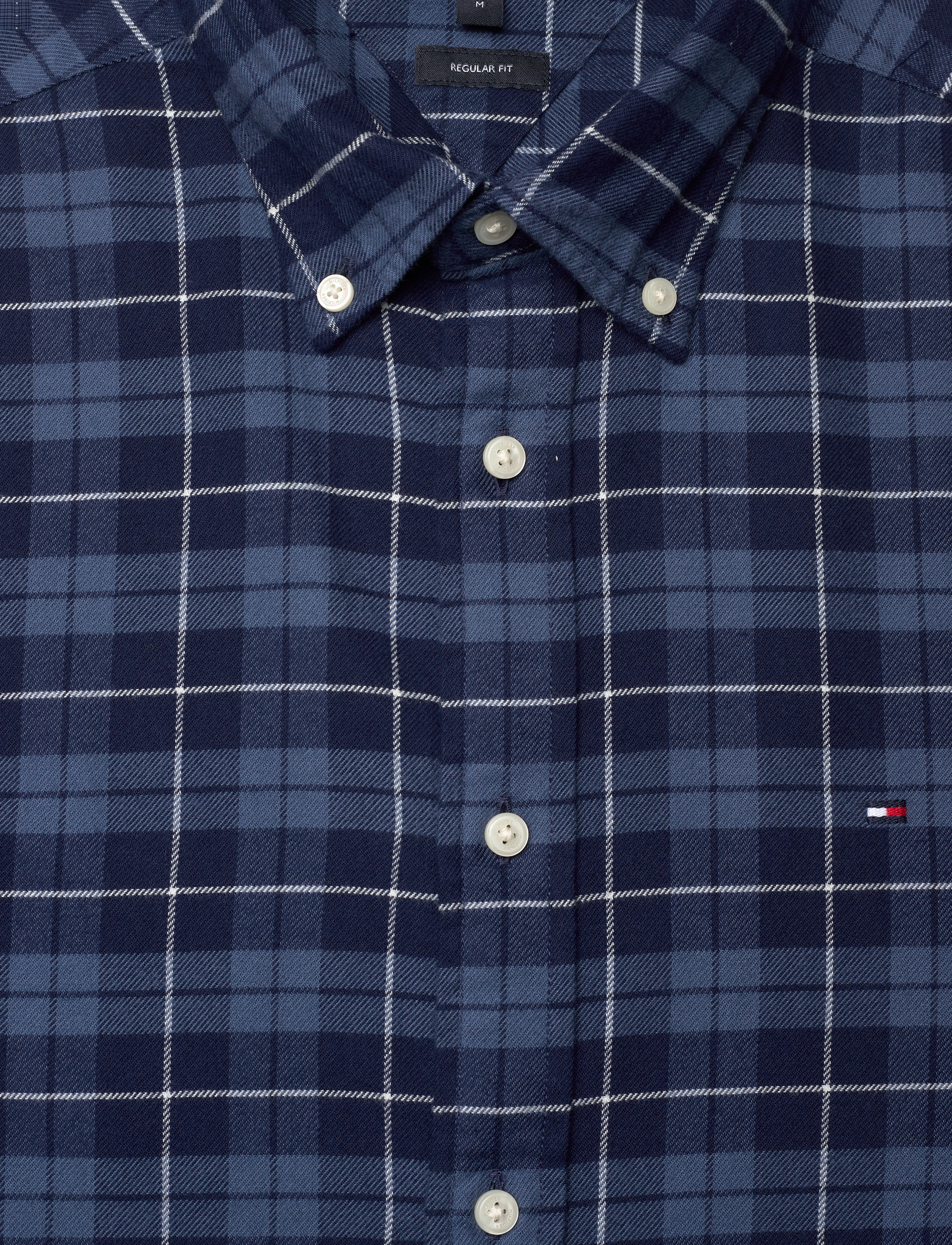 Tommy Hilfiger - BRUSHED EASY CHECK RF SHIRT - aegean sea multi check - 3