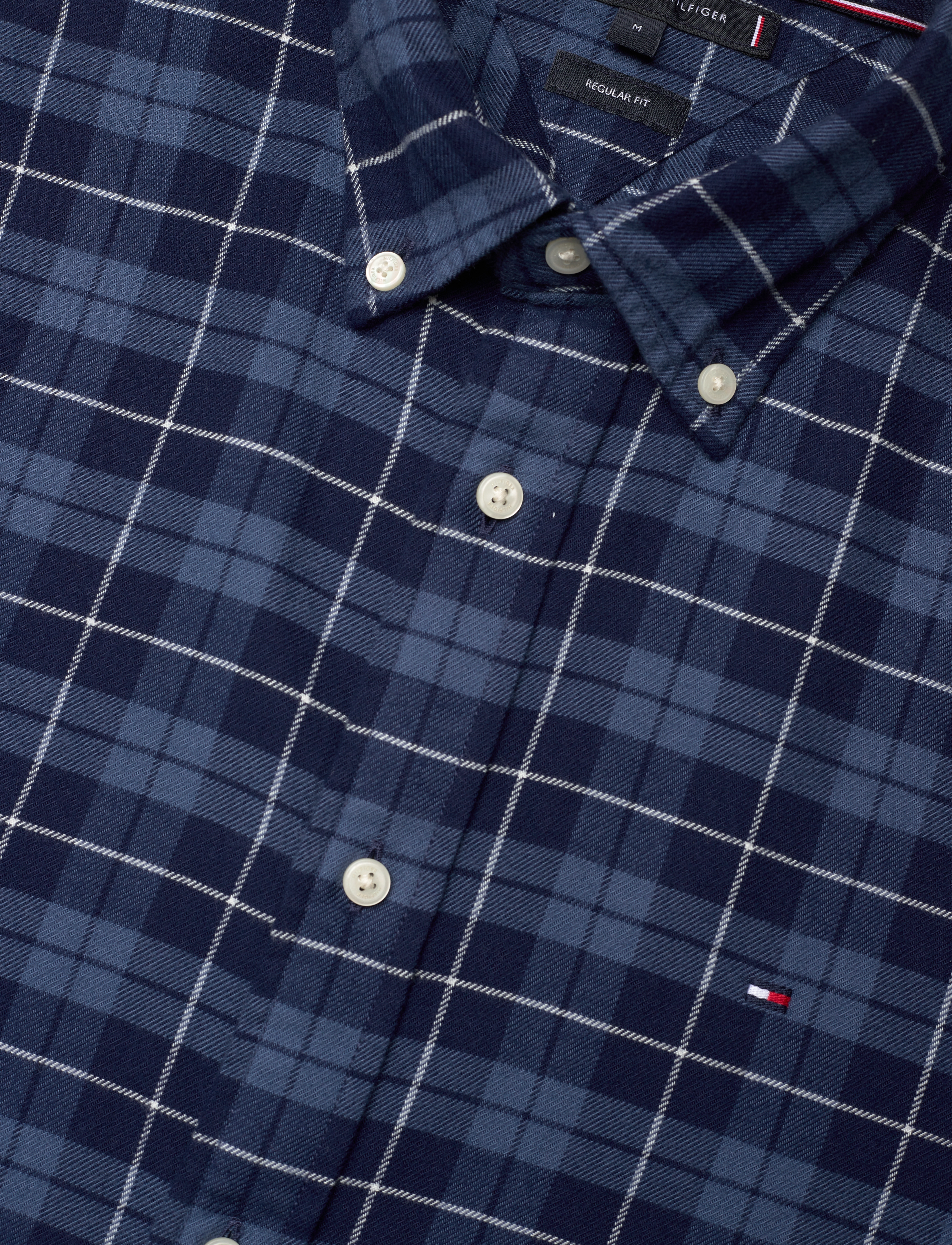 Tommy Hilfiger - BRUSHED EASY CHECK RF SHIRT - aegean sea multi check - 3
