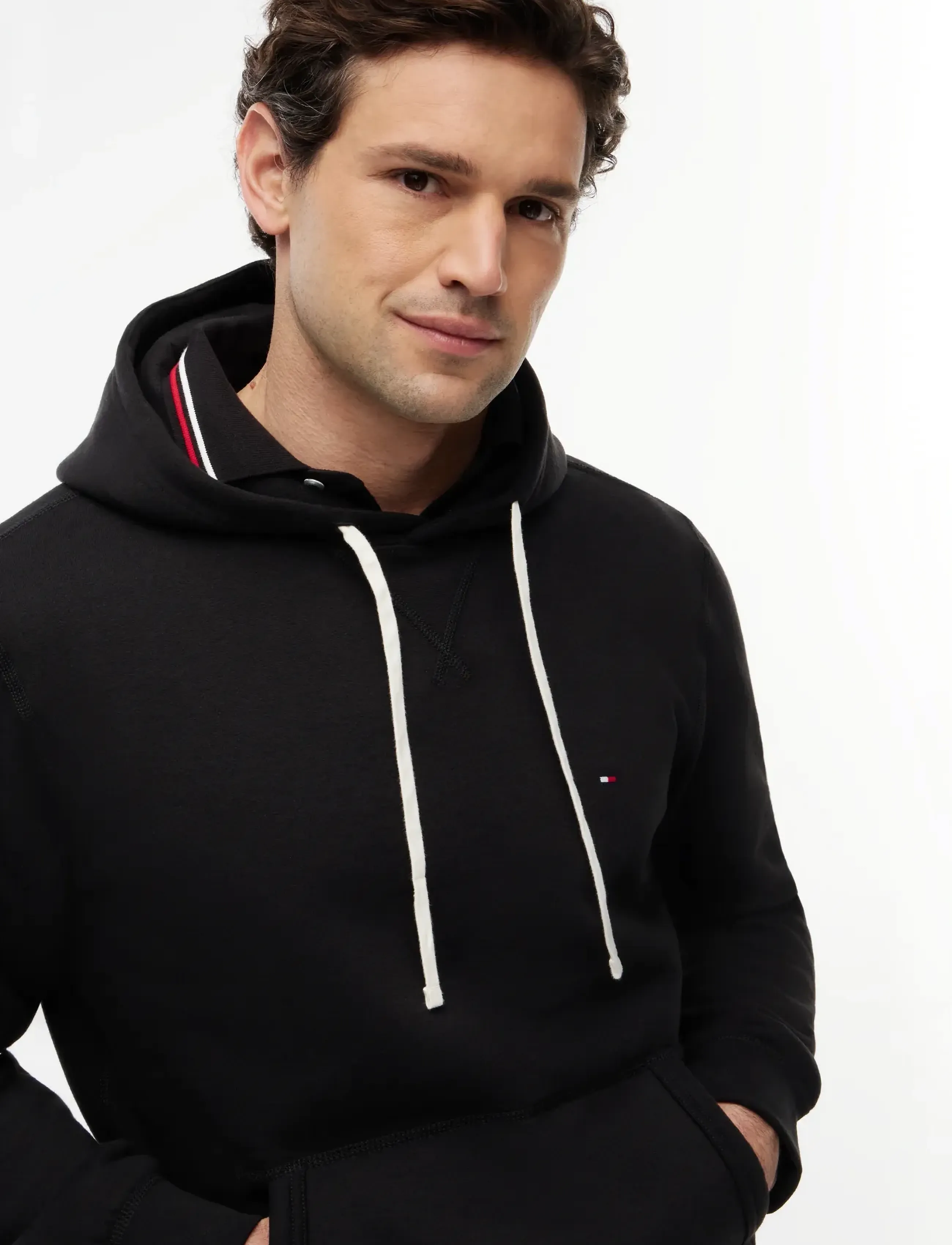 Tommy Hilfiger - ESSENTIAL FLEECE HOODY - hættetrøjer - black - 4