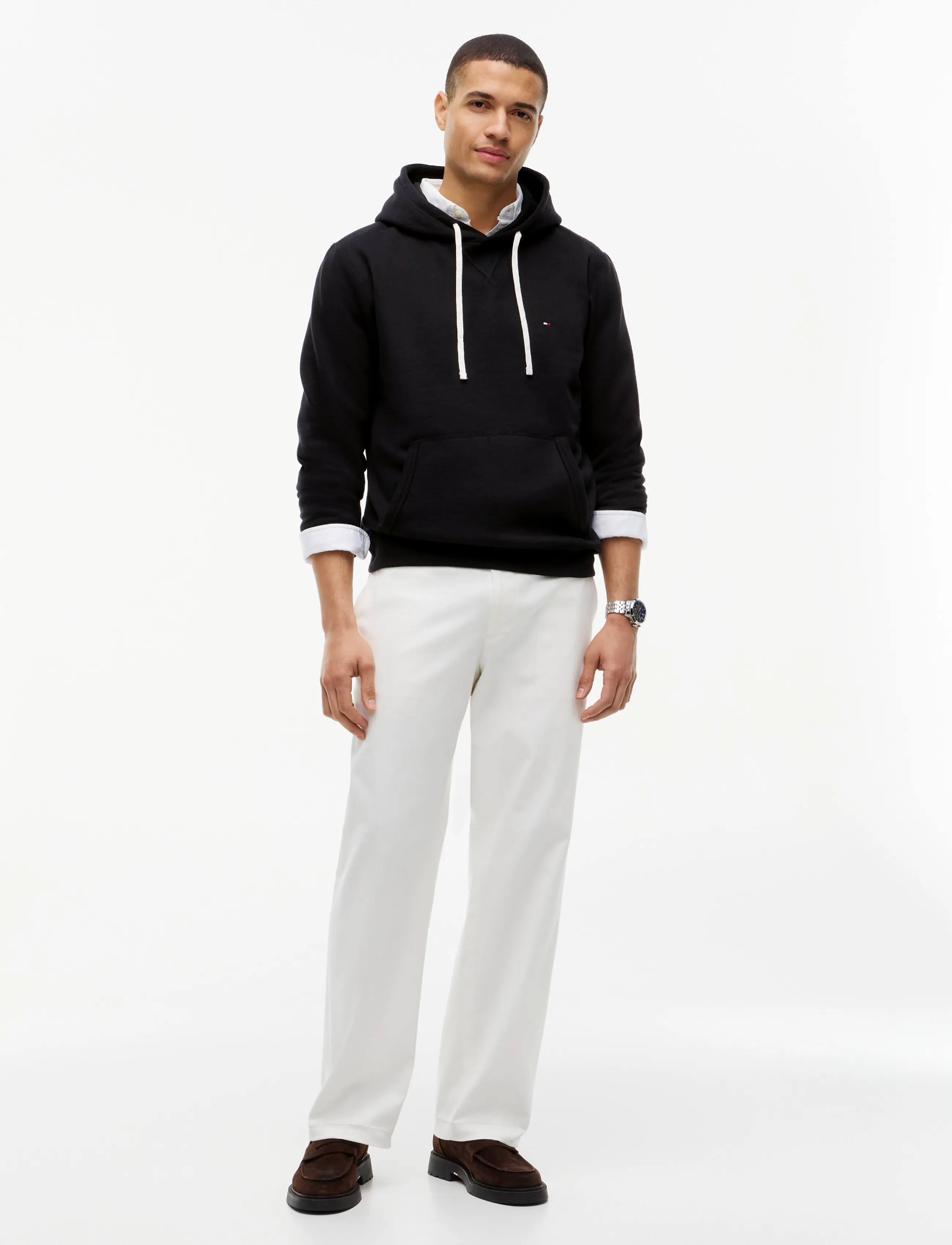 Tommy Hilfiger - ESSENTIAL FLEECE HOODY - hoodies - black - 5