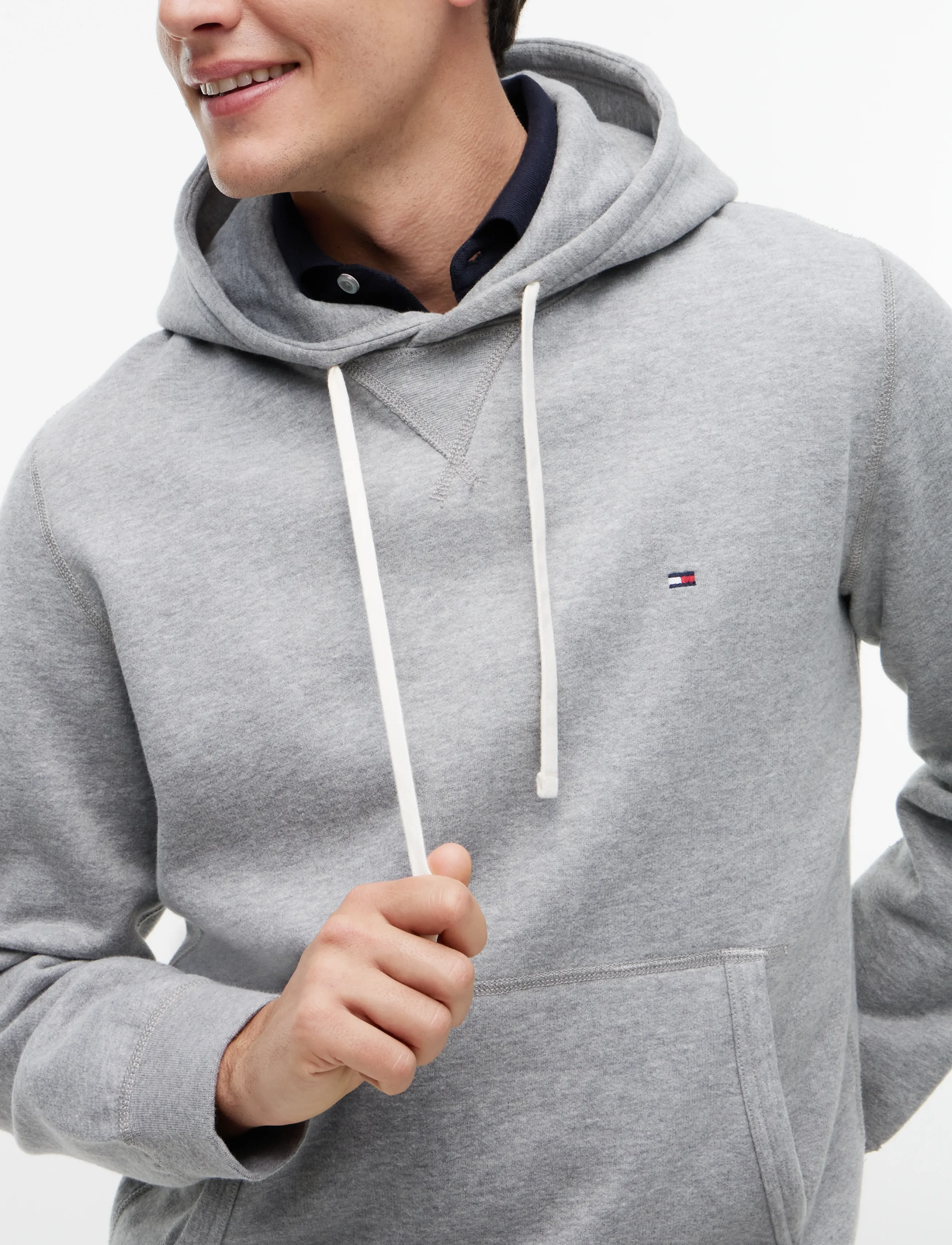 Tommy Hilfiger - ESSENTIAL FLEECE HOODY - hoodies - medium grey heather - 3