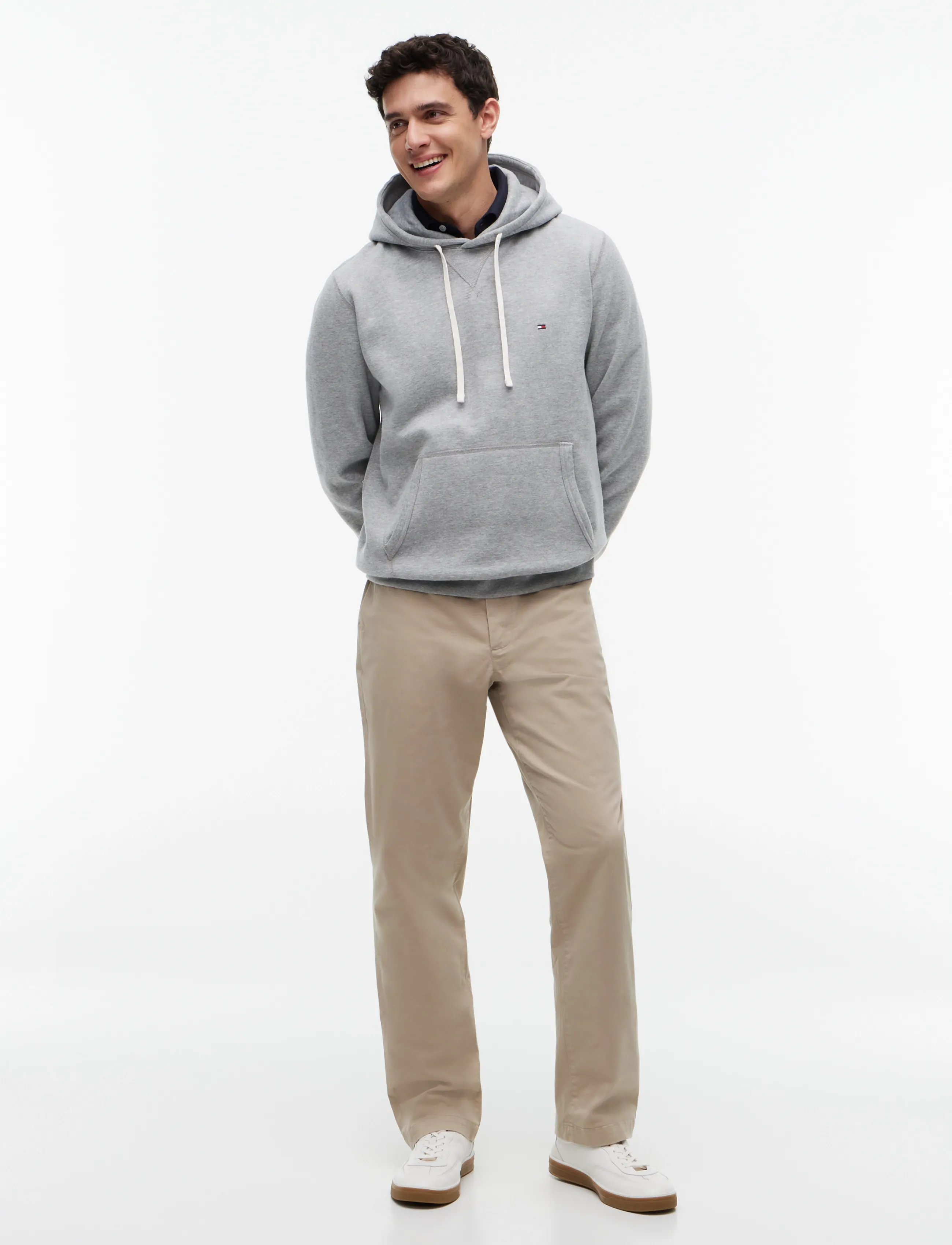 Tommy Hilfiger - ESSENTIAL FLEECE HOODY - hoodies - medium grey heather - 4