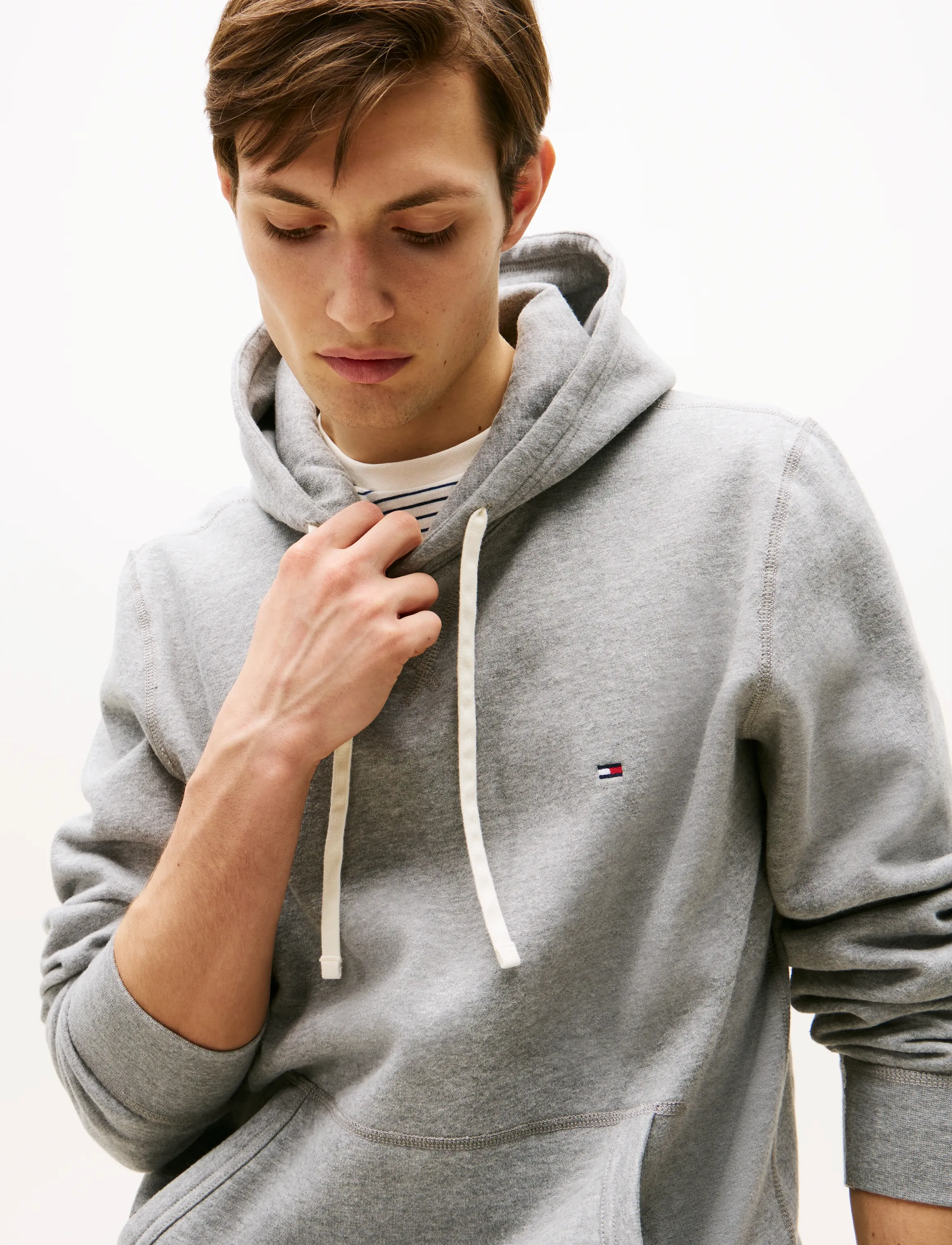 TOMMY HILFIGER Essential Fleece Hoody fleecetröja herr – bild 7
