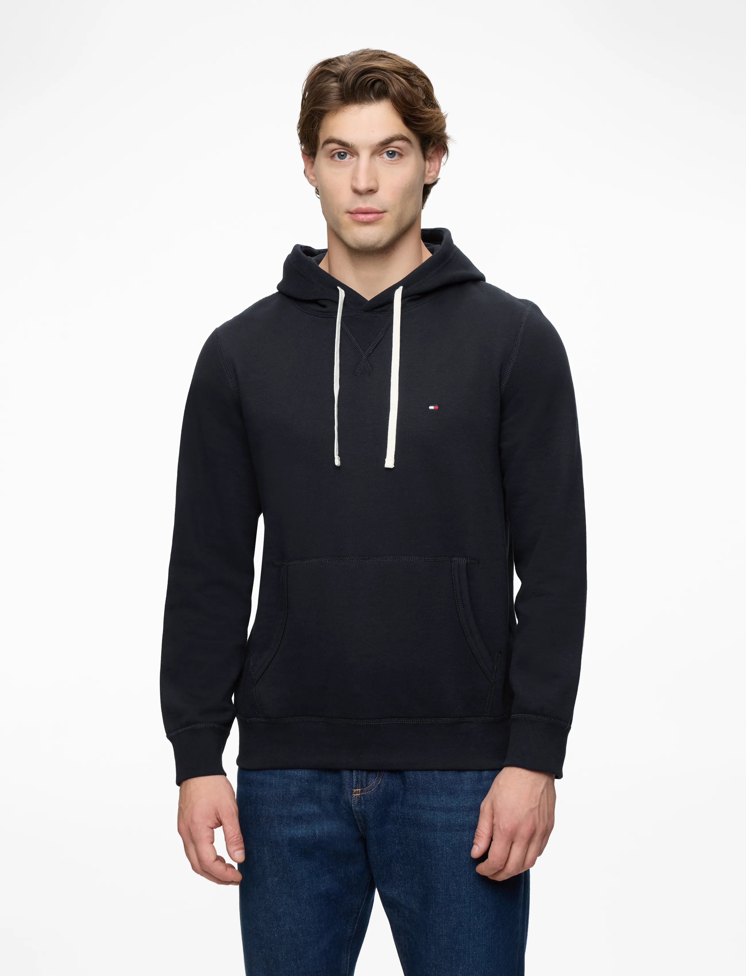 Tommy Hilfiger ESSENTIAL FLEECE HOODY - Campaign - NAVY BLUE / navy