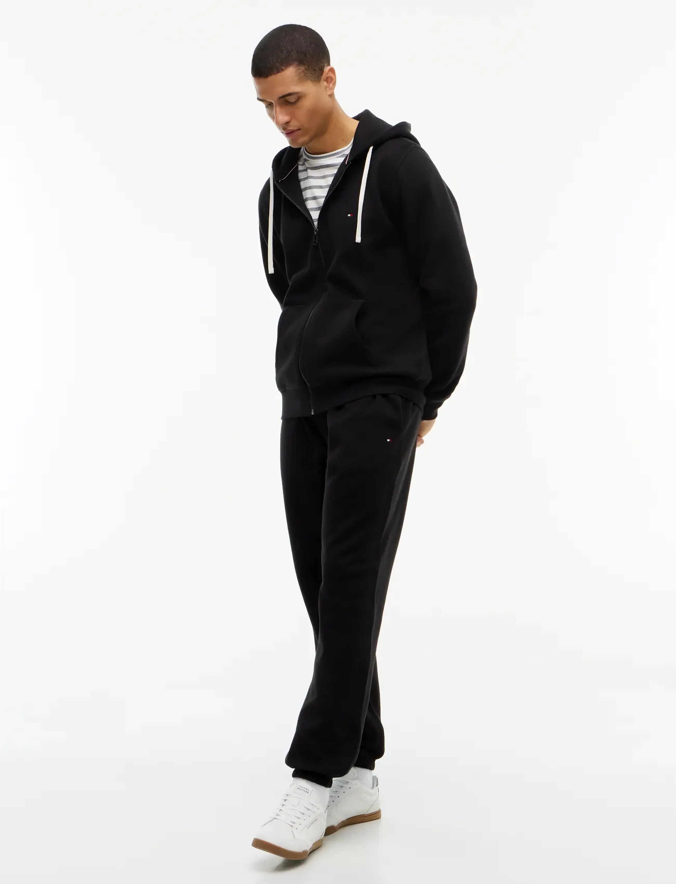 Tommy Hilfiger - ESSENTIAL FLEECE SWEATPANT - osta olukorra järgi - black - 3