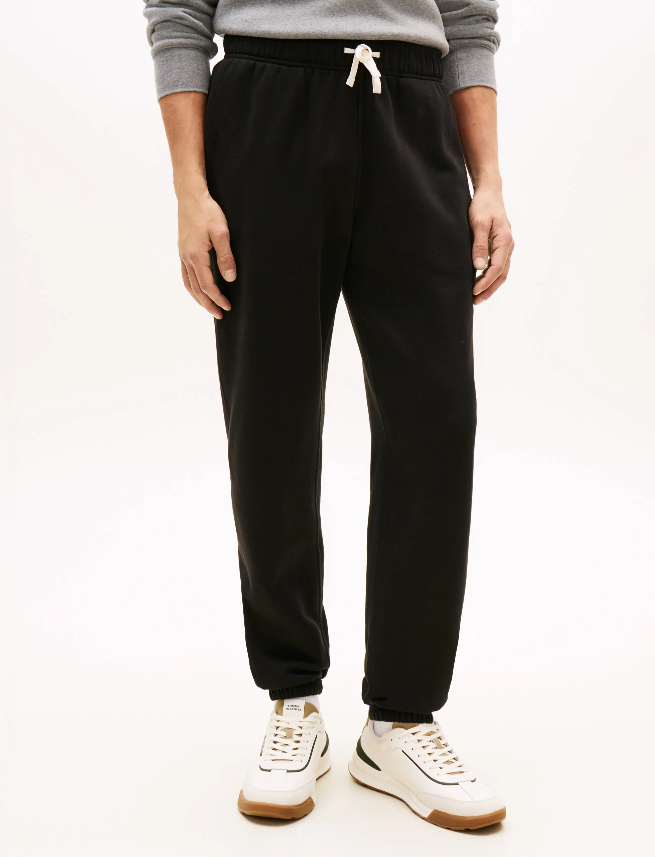 Tommy Hilfiger - ESSENTIAL FLEECE SWEATPANT - shoppa efter tillfälle - black - 5