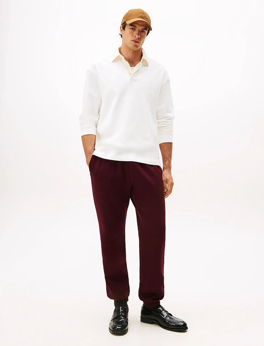 Tommy Hilfiger - ESSENTIAL FLEECE SWEATPANT - nach anlass kaufen - deep burgundy - 0