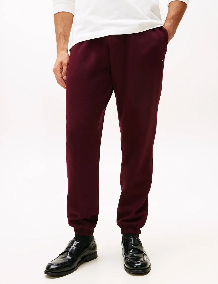 Tommy Hilfiger - ESSENTIAL FLEECE SWEATPANT - nach anlass kaufen - deep burgundy - 4