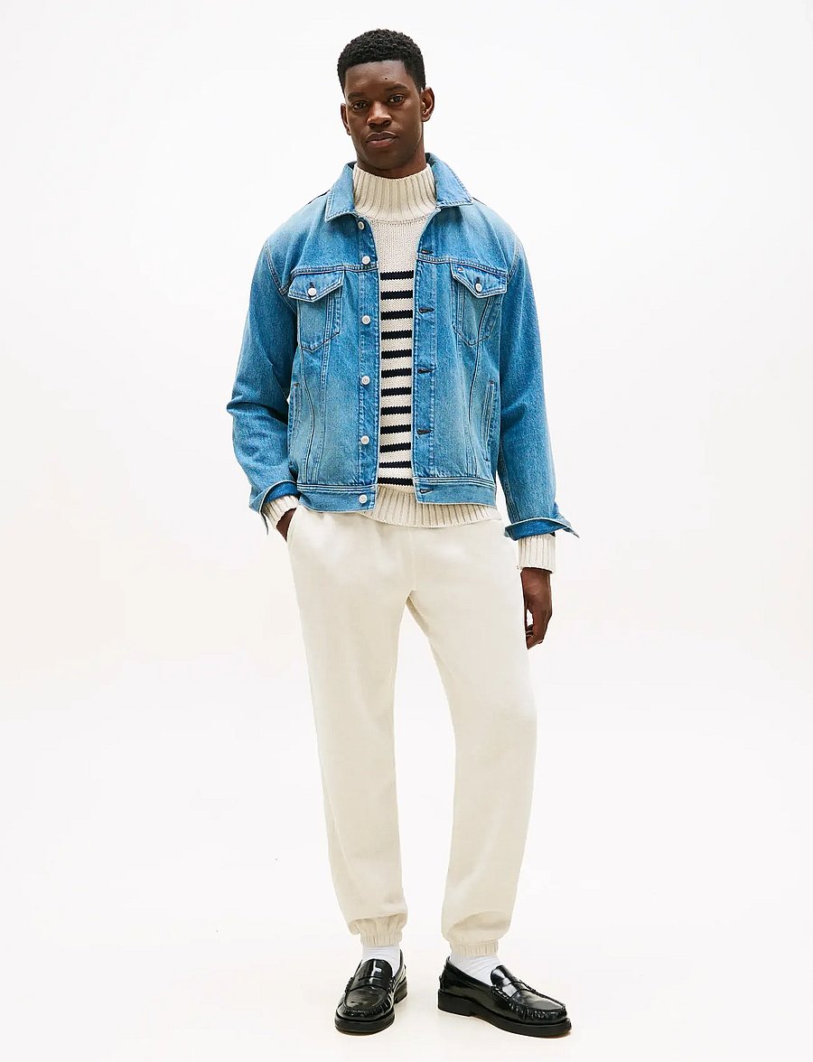 Tommy Hilfiger - ESSENTIAL FLEECE SWEATPANT - shop efter anledning - heathered oatmilk - 0