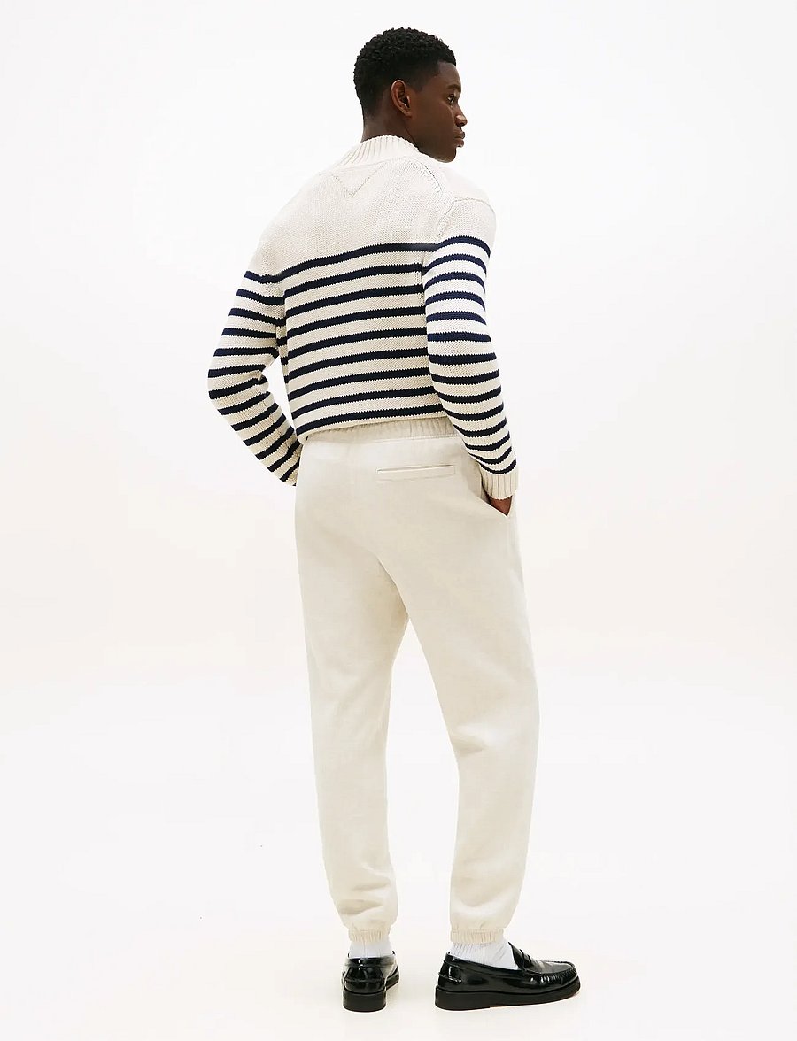 Tommy Hilfiger - ESSENTIAL FLEECE SWEATPANT - shop efter anledning - heathered oatmilk - 5