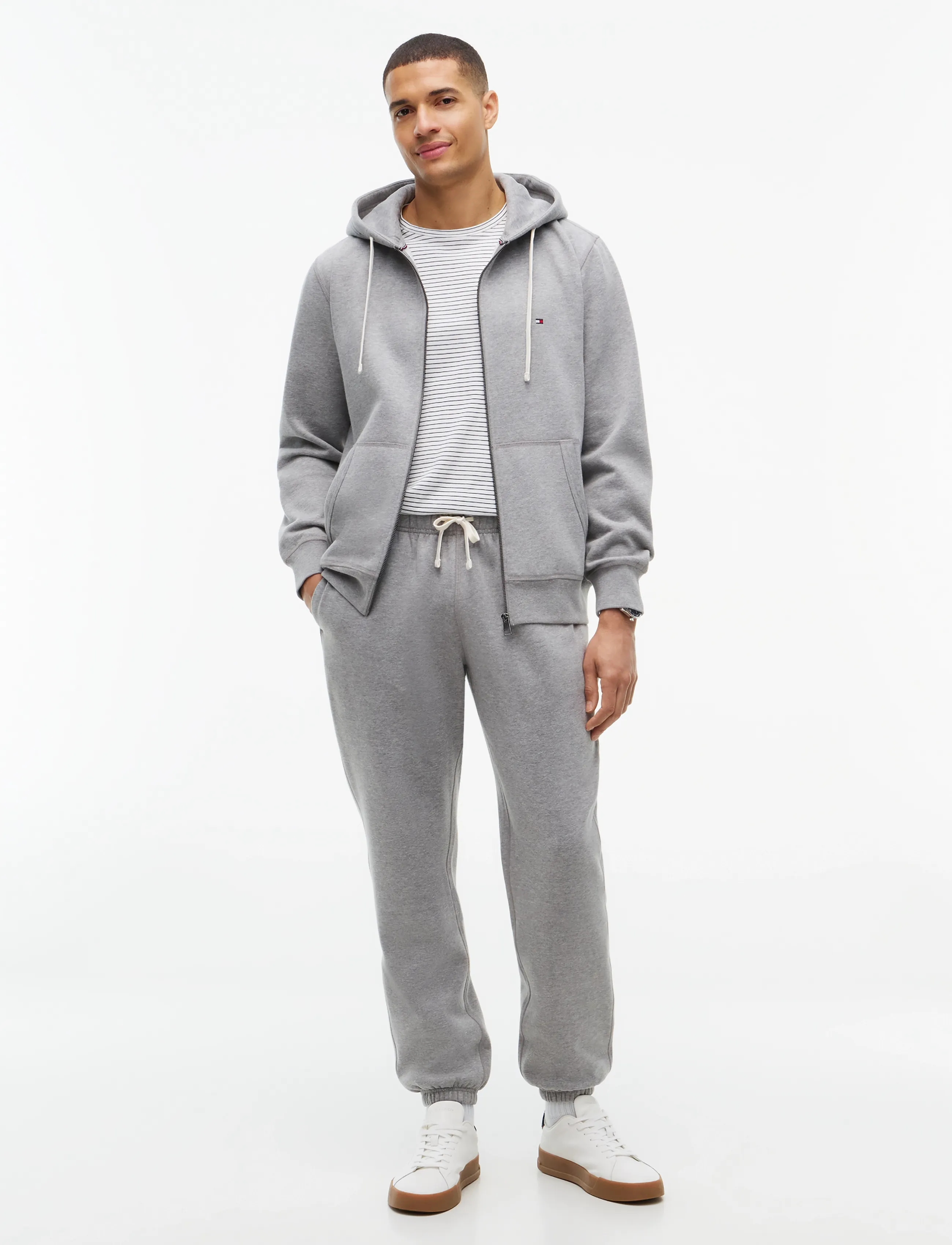 Tommy Hilfiger - ESSENTIAL FLEECE SWEATPANT - shoppa efter tillfälle - medium grey heather - 3