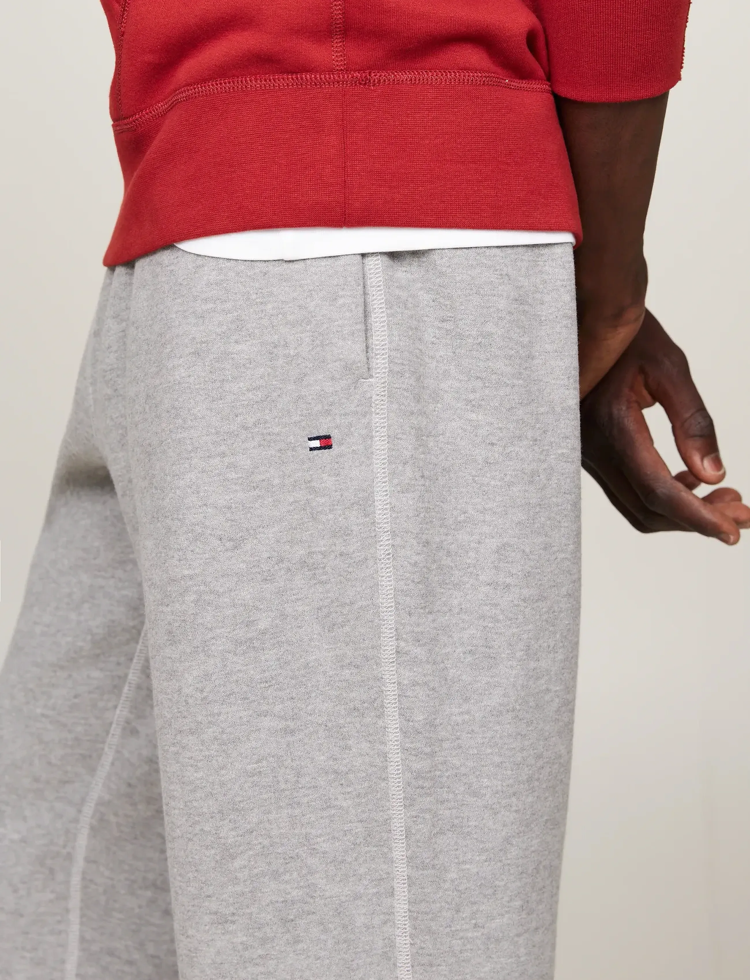Tommy Hilfiger - ESSENTIAL FLEECE SWEATPANTS - prekės kiekvienai progai - medium grey heather - 2