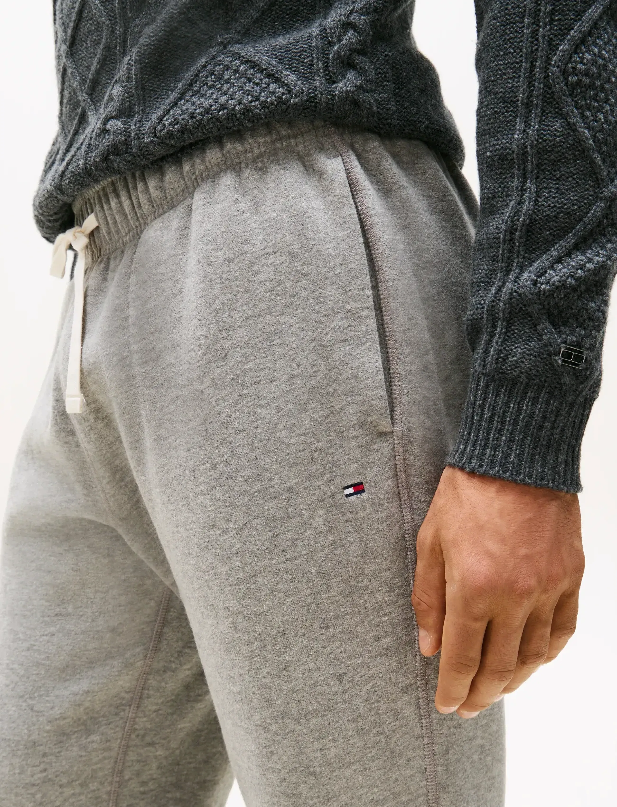 Tommy Hilfiger - ESSENTIAL FLEECE SWEATPANT - osta olukorra järgi - medium grey heather - 3