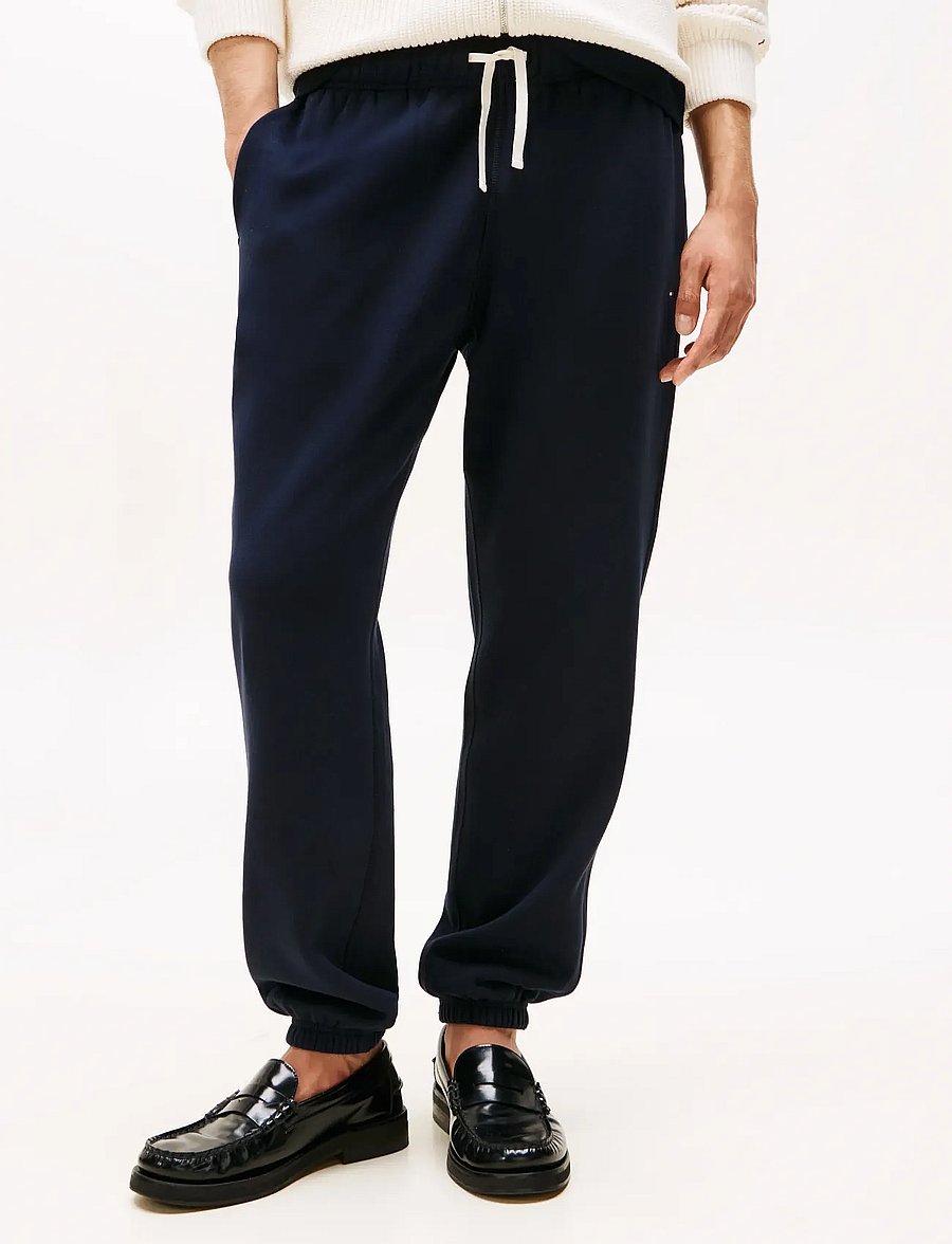 Tommy Hilfiger - ESSENTIAL FLEECE SWEATPANT - shop efter anledning - navy blue - 0