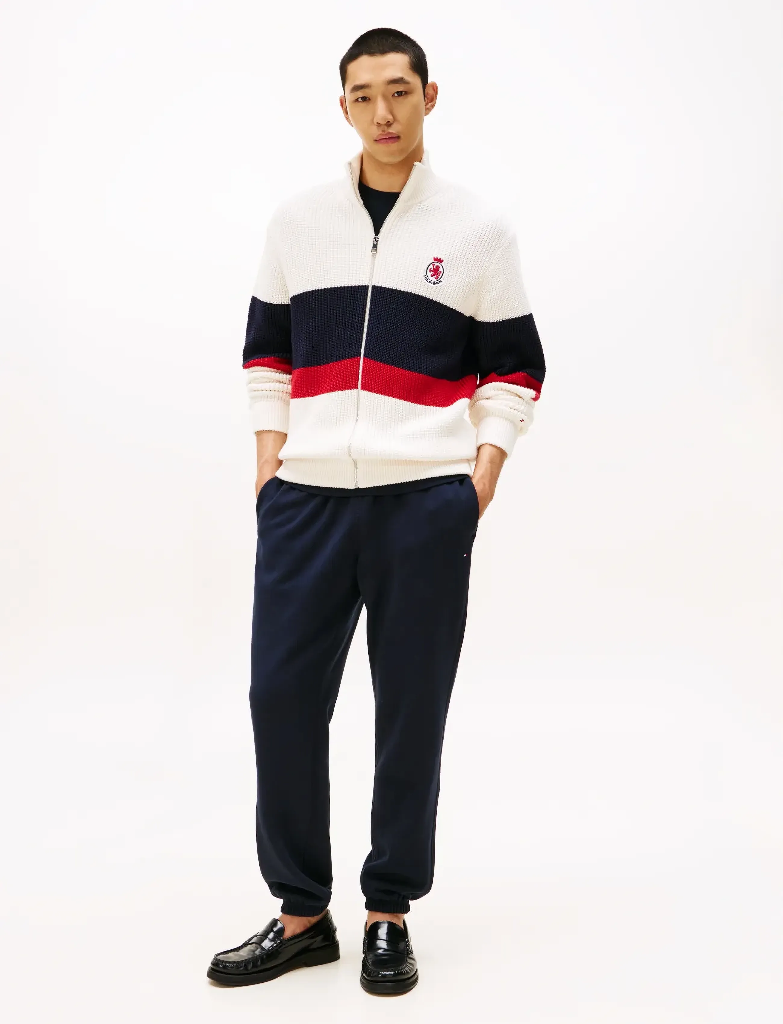 Tommy Hilfiger - ESSENTIAL FLEECE SWEATPANTS - osta olukorra järgi - navy blue - 4