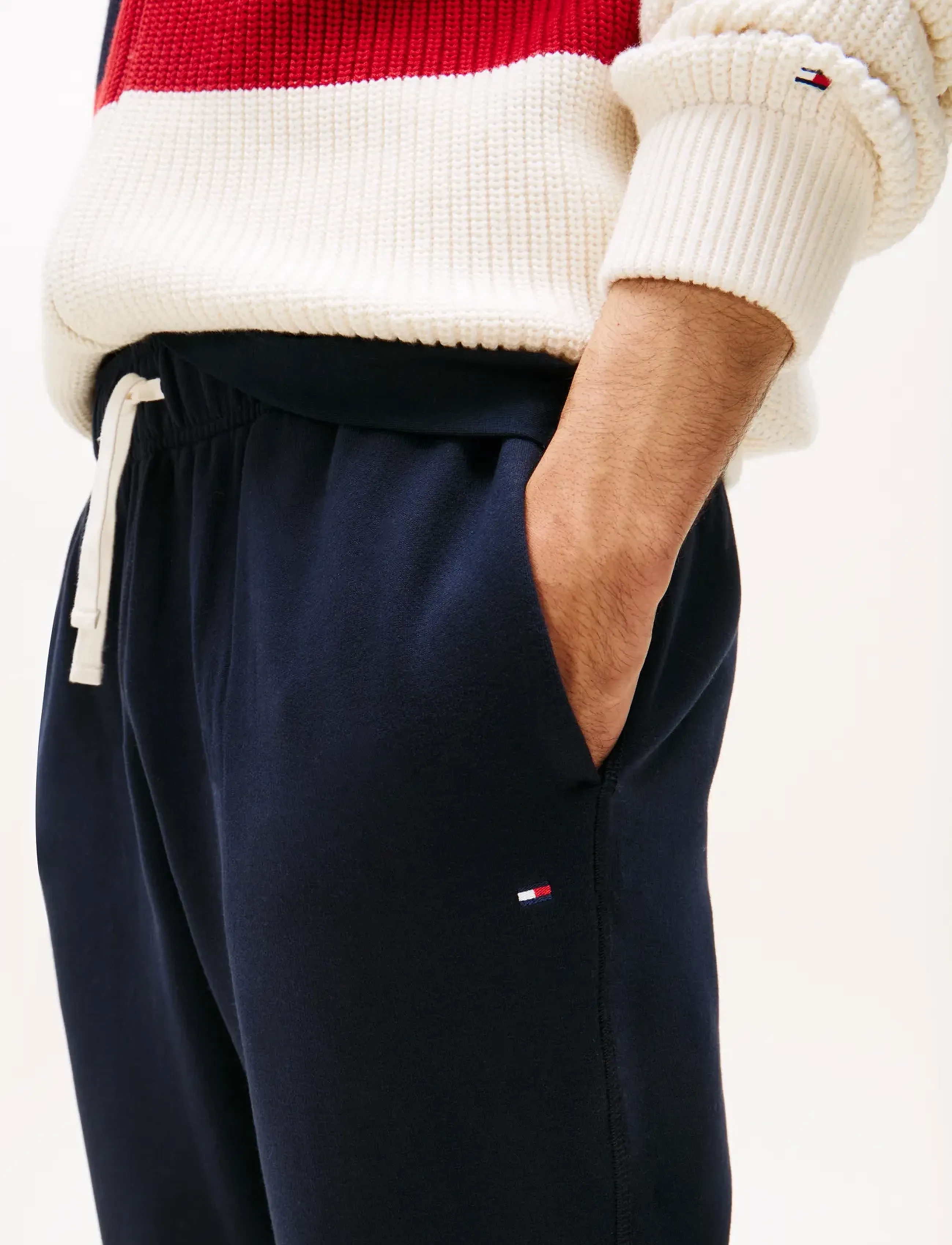 Tommy Hilfiger - ESSENTIAL FLEECE SWEATPANTS - osta olukorra järgi - navy blue - 5