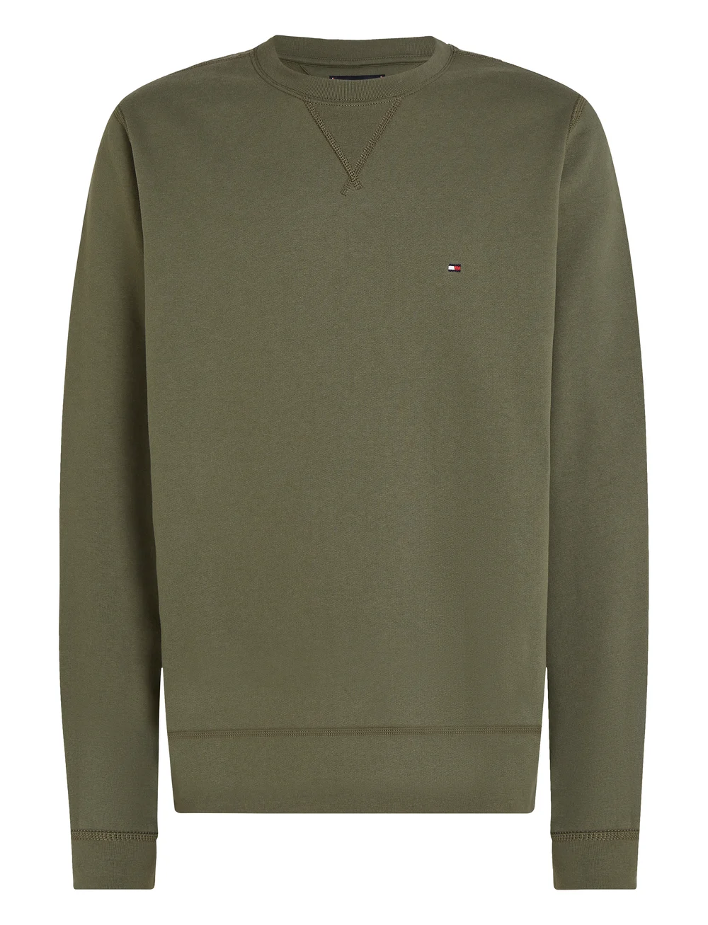 Tommy Hilfiger - ESSENTIAL FLEECE CREWNECK - shoppa efter tillfälle - battle green - 0