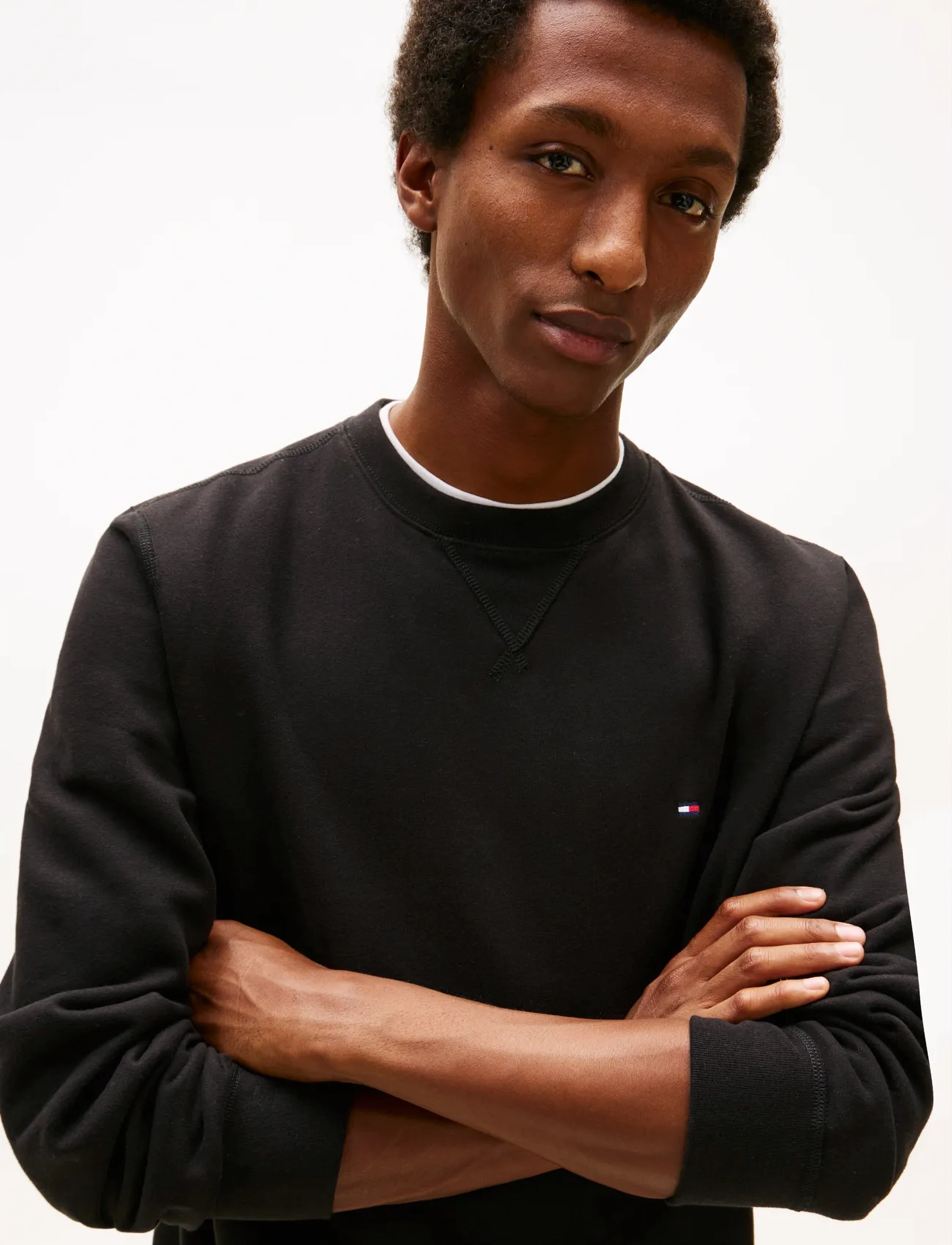 Tommy Hilfiger - ESSENTIAL FLEECE CREWNECK - puhkuse põhitooted - black - 5